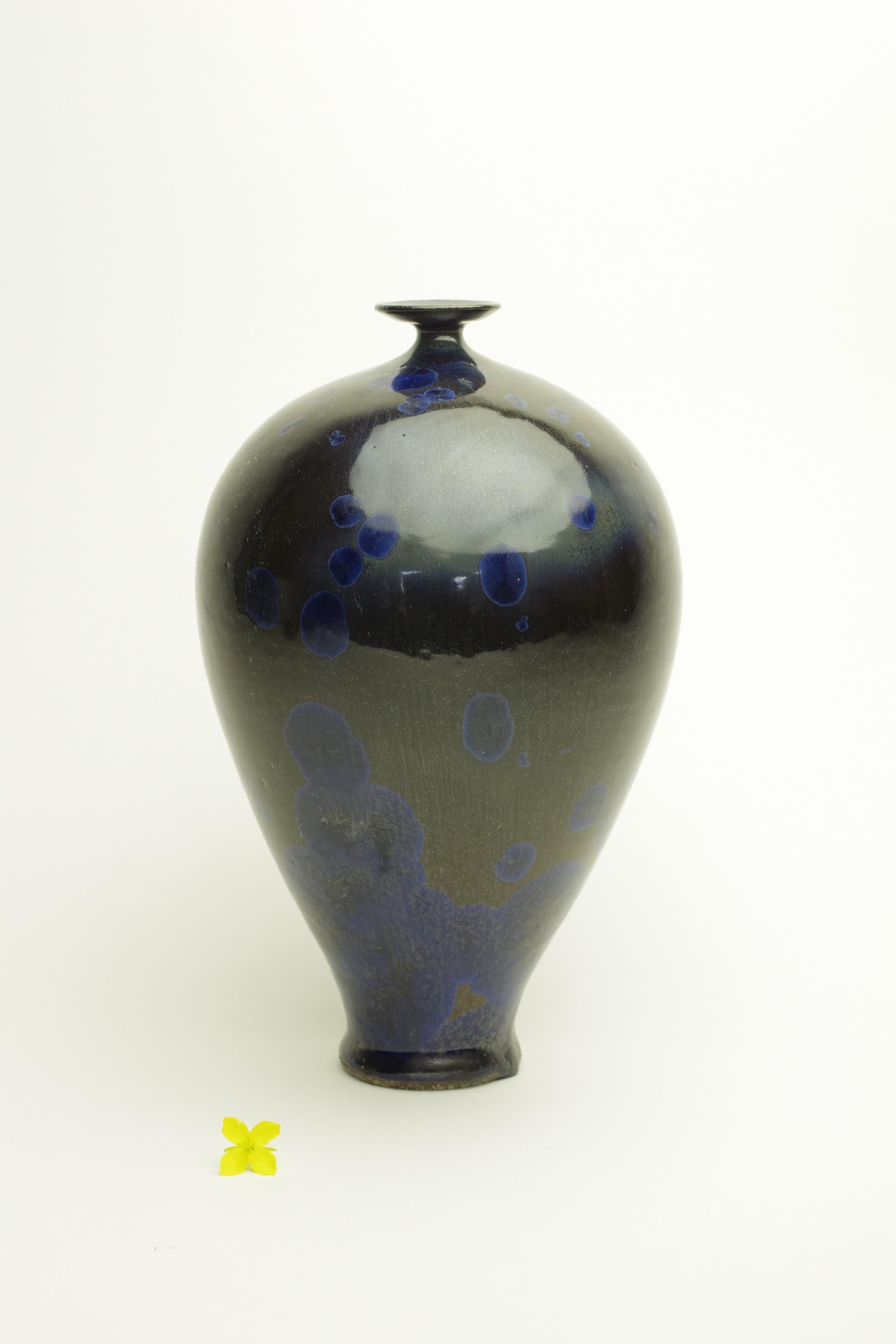 Stoneware Isak Isaksson, Blue Vase For Sale