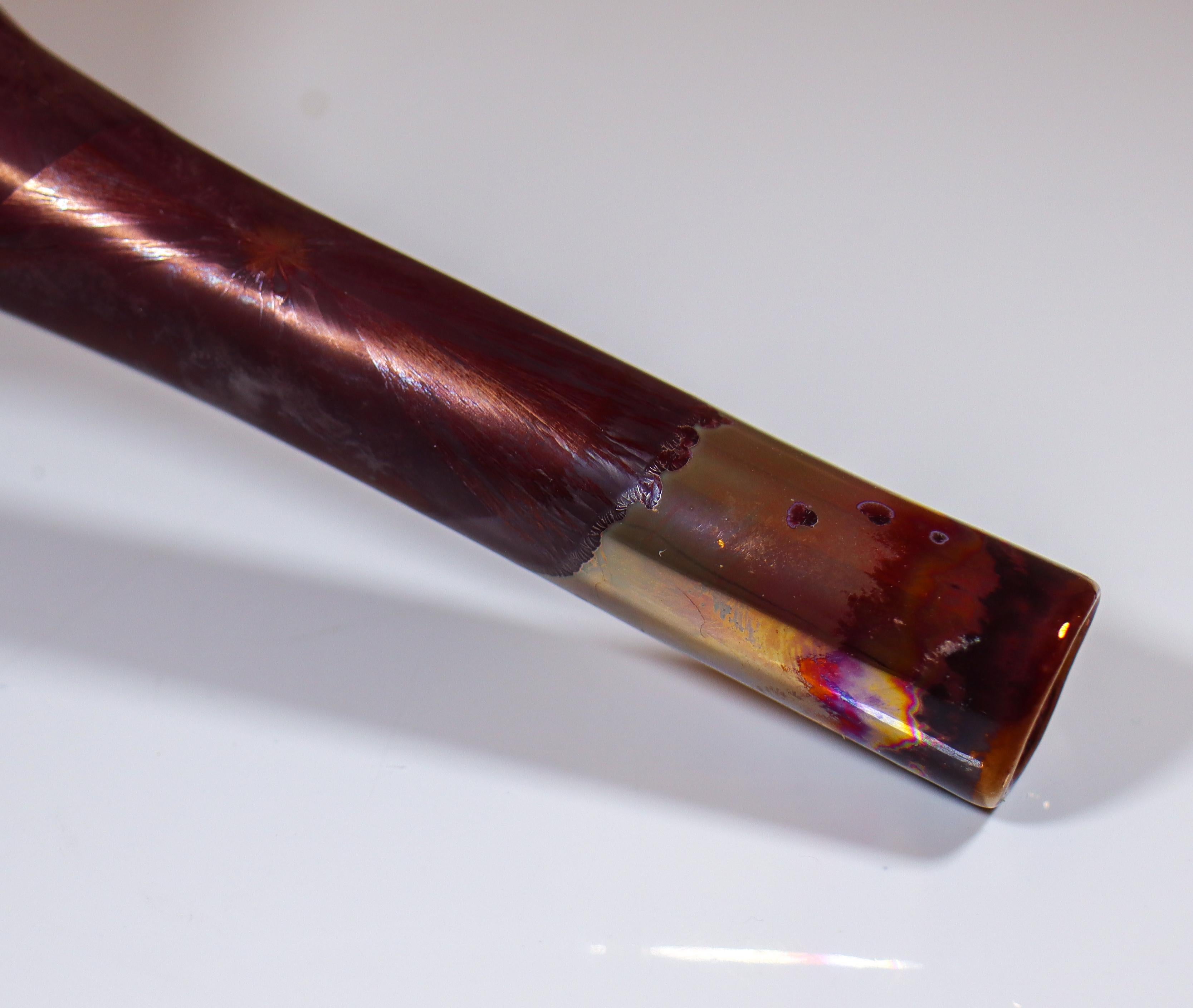 Isak Isaksson Vaso in ceramica rossa Boredaux Smalto cristallino Contemporary Artist in vendita 1