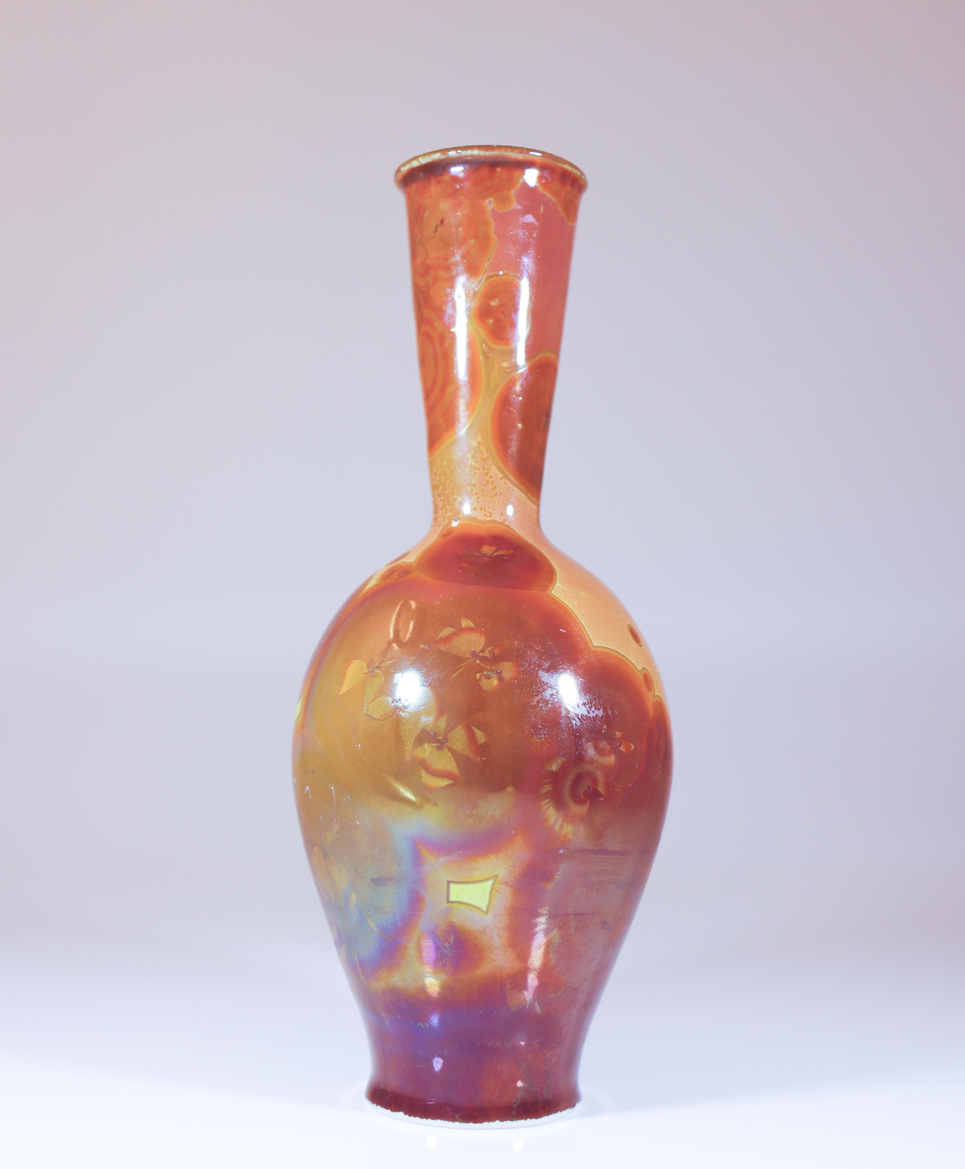 Isak Isaksson  Ceramic Vase Crystalline Glaze Contemporary Artist In Excellent Condition For Sale In Stockholm, SE