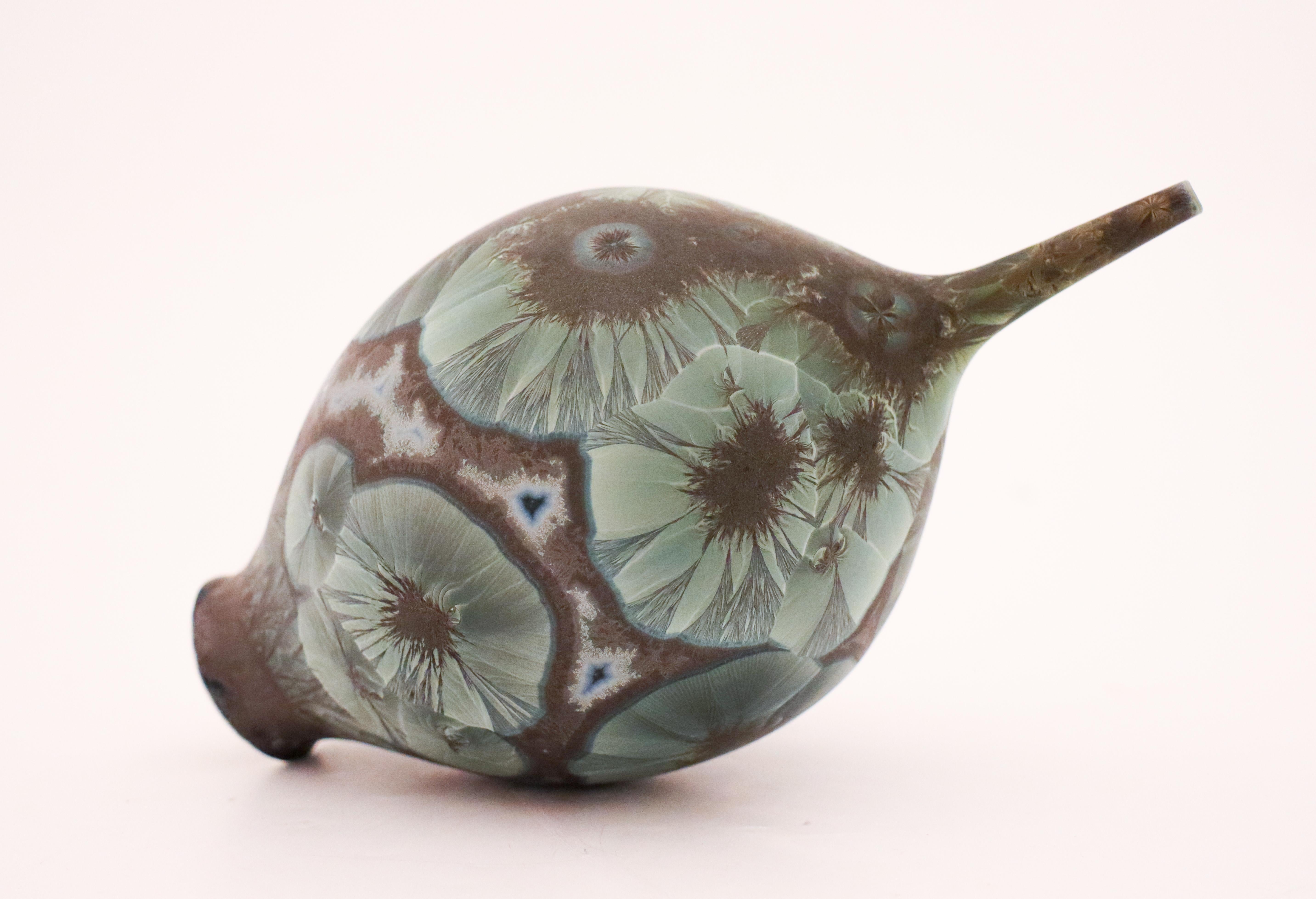 Isak Isaksson, Green Crystalline Glaze, Contemporary Swedish Ceramicist 1