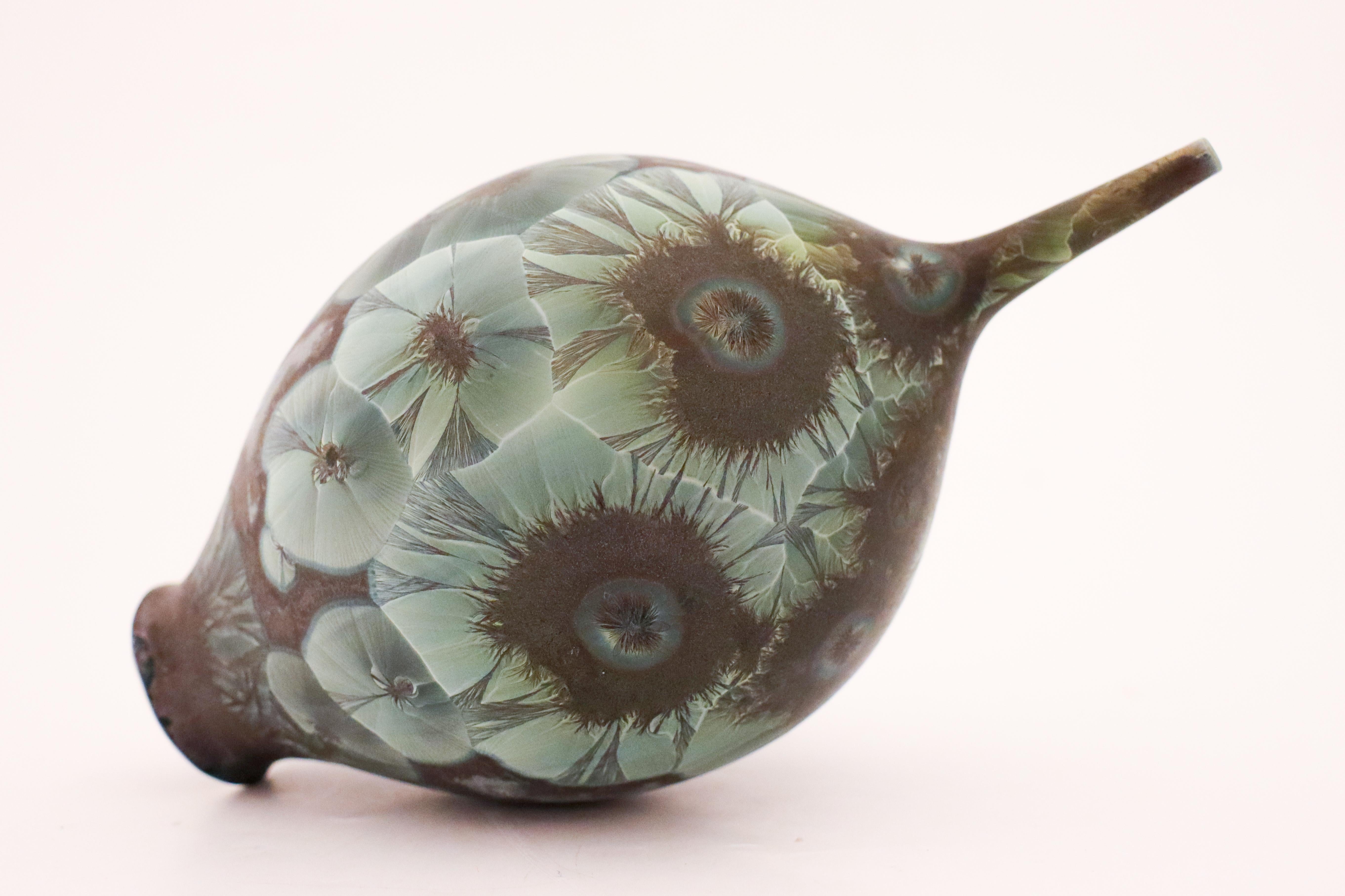 Isak Isaksson, Green Crystalline Glaze, Contemporary Swedish Ceramicist 2