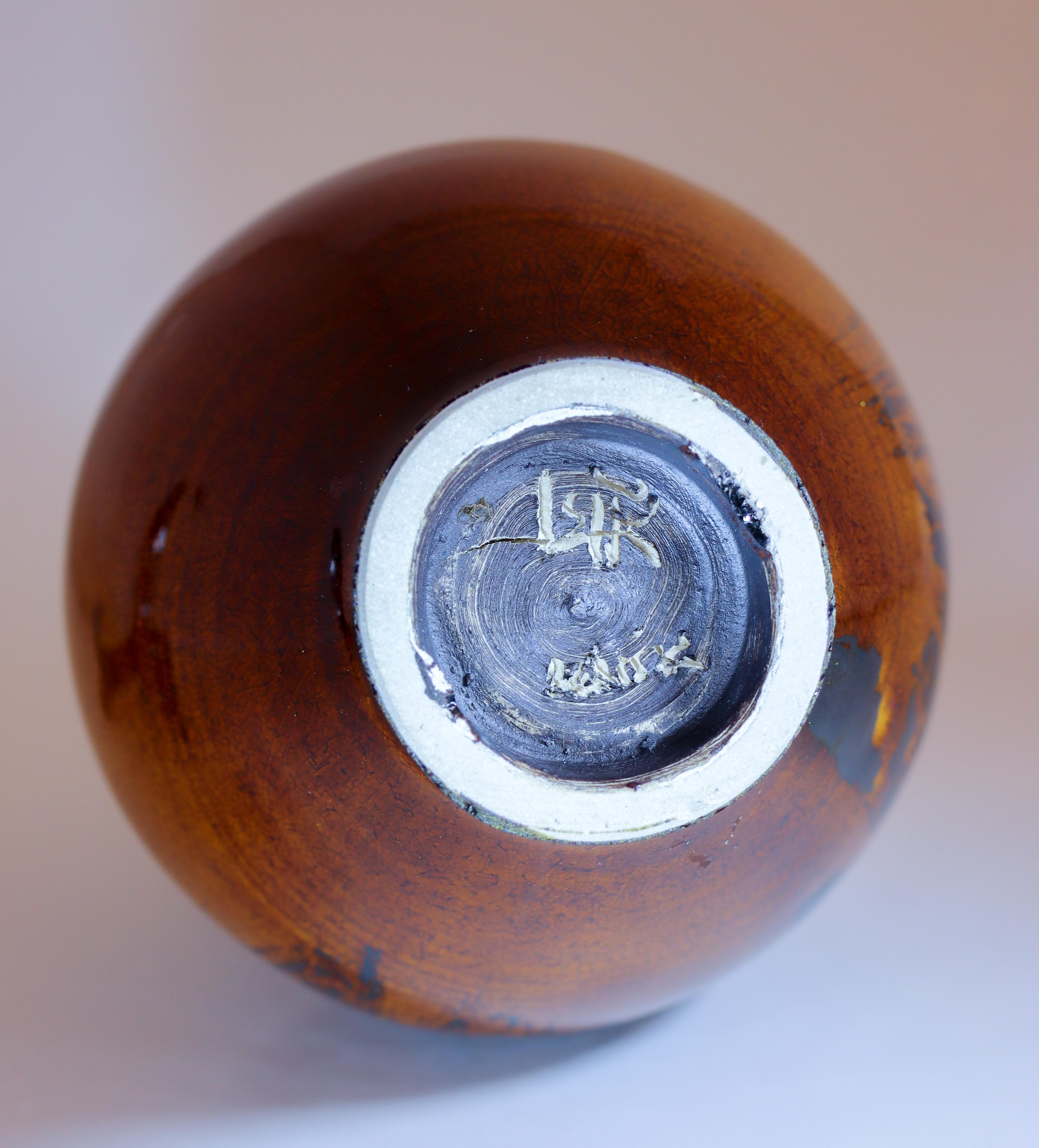 Isak Isaksson Vaso grande in ceramica Smalto cristallino Artista contemporaneo in vendita 2