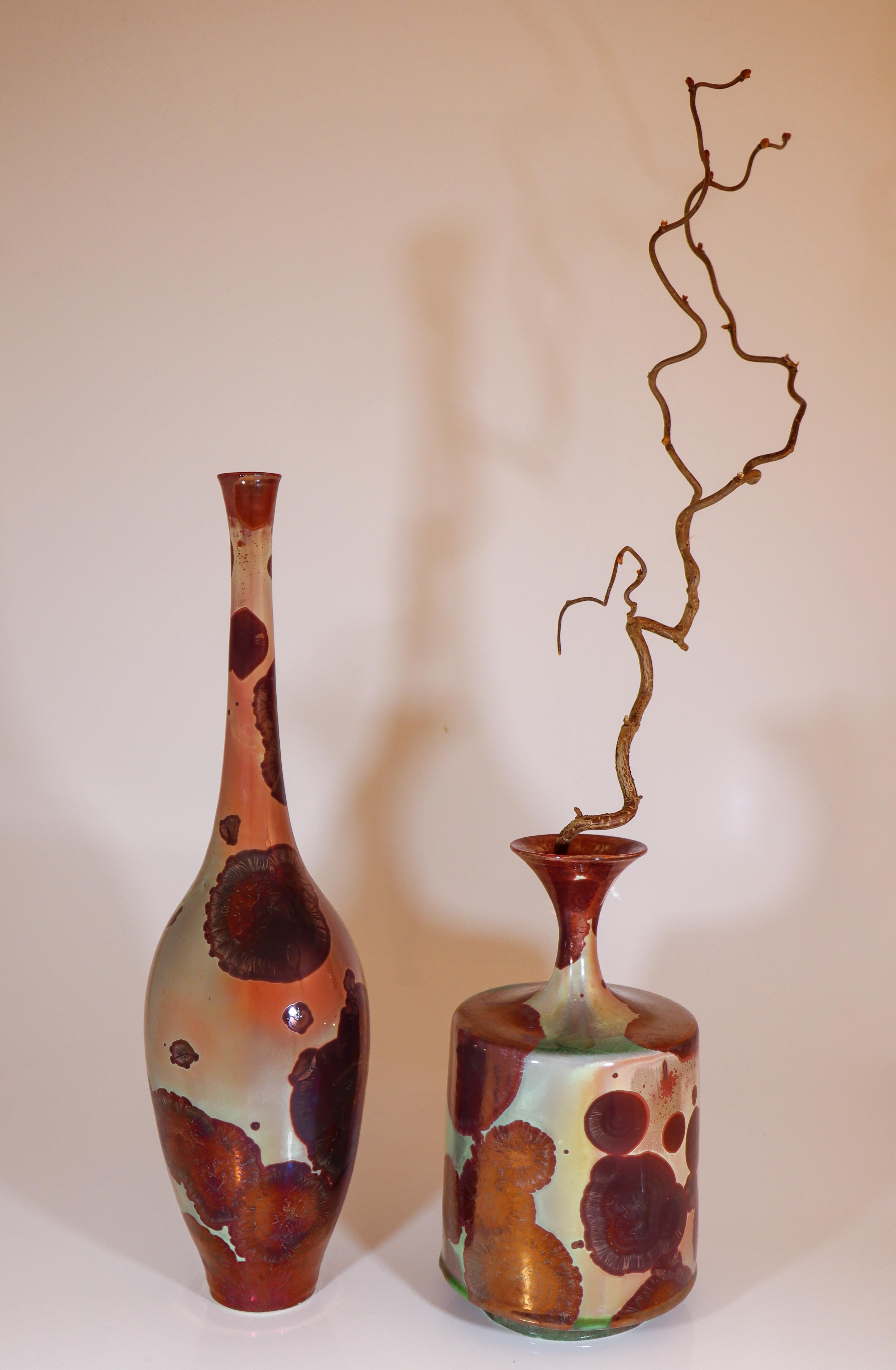 Isak Isaksson Vaso in ceramica lucida rosa Smalto cristallino Contemporary Artist 7