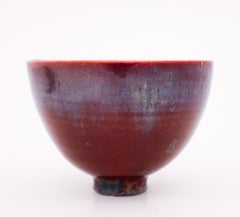 Isak Isaksson, Red Bowl, Contemporary Swedish Ceramicist