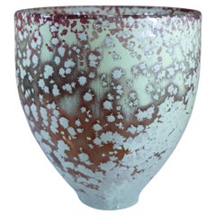 Isak Isaksson Stunnig Snowflake Crystalline Glaze Contemporary Artist