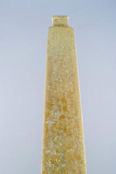 Isak Isaksson, Swedish Ceramicist, Colossal Unique Vase in Glazed Ceramics