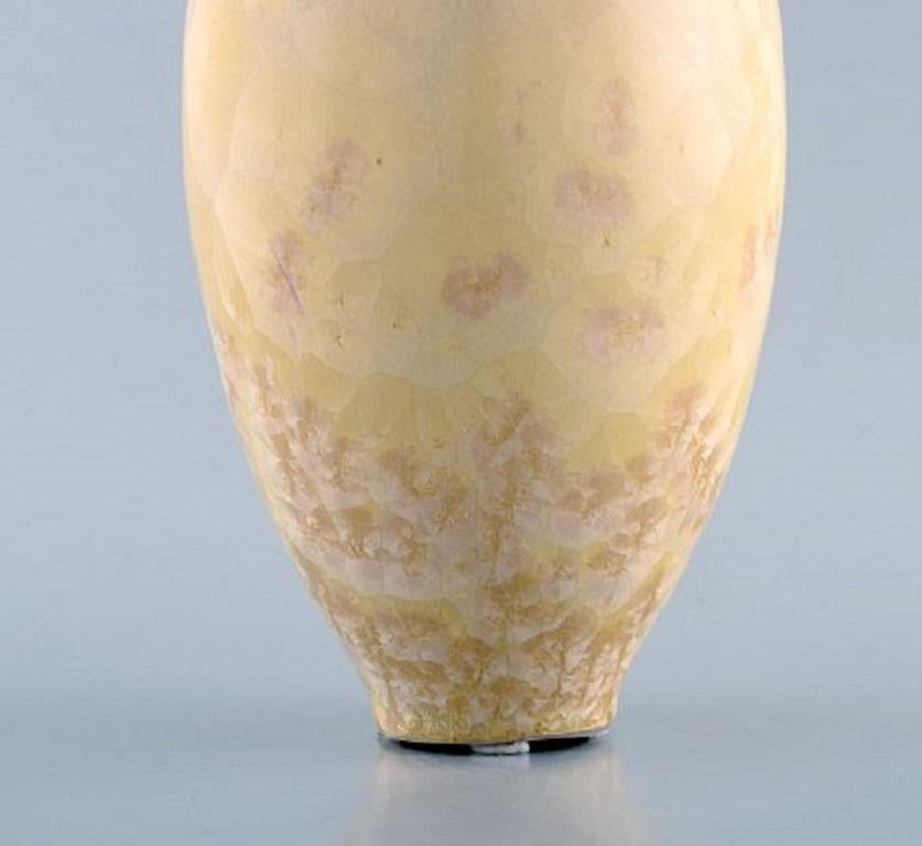 Isak Isaksson, Swedish Potter, Large Narrow Necked Unique Vase, circa 2010 In Good Condition For Sale In Copenhagen, DK