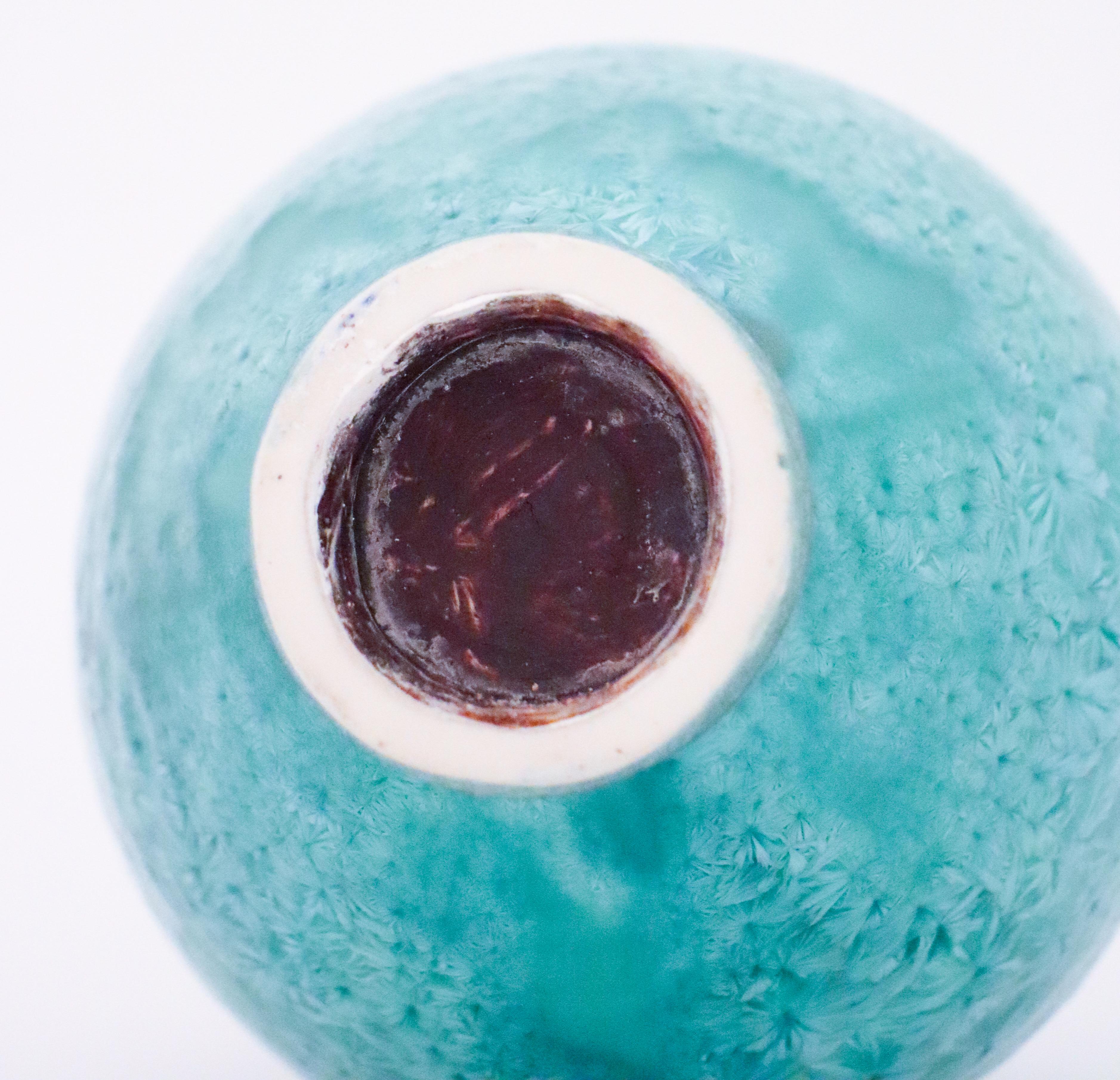 Isak Isaksson, Turquoise Crystalline Glaze, Contemporary Swedish Ceramicist 1