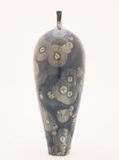Isak Isaksson, Vase with Crystalline Glaze, Contemporary Swedish Ceramicist