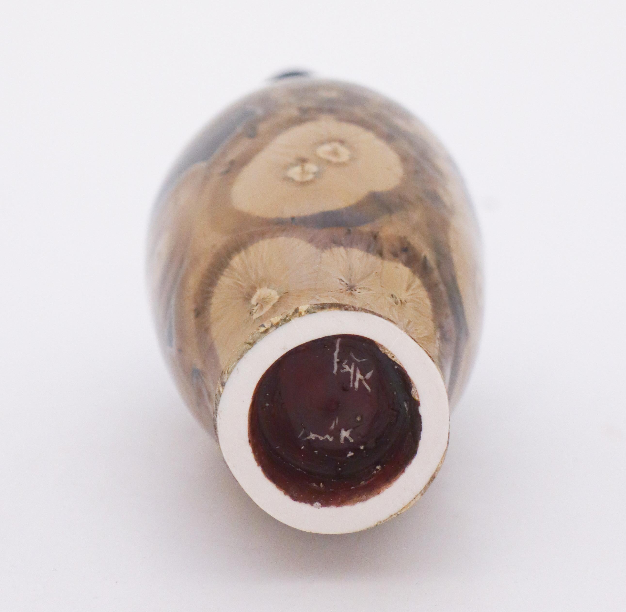 Isak Isaksson, Vase with Crystalline Glaze, Contemporary Swedish Ceramicist 4