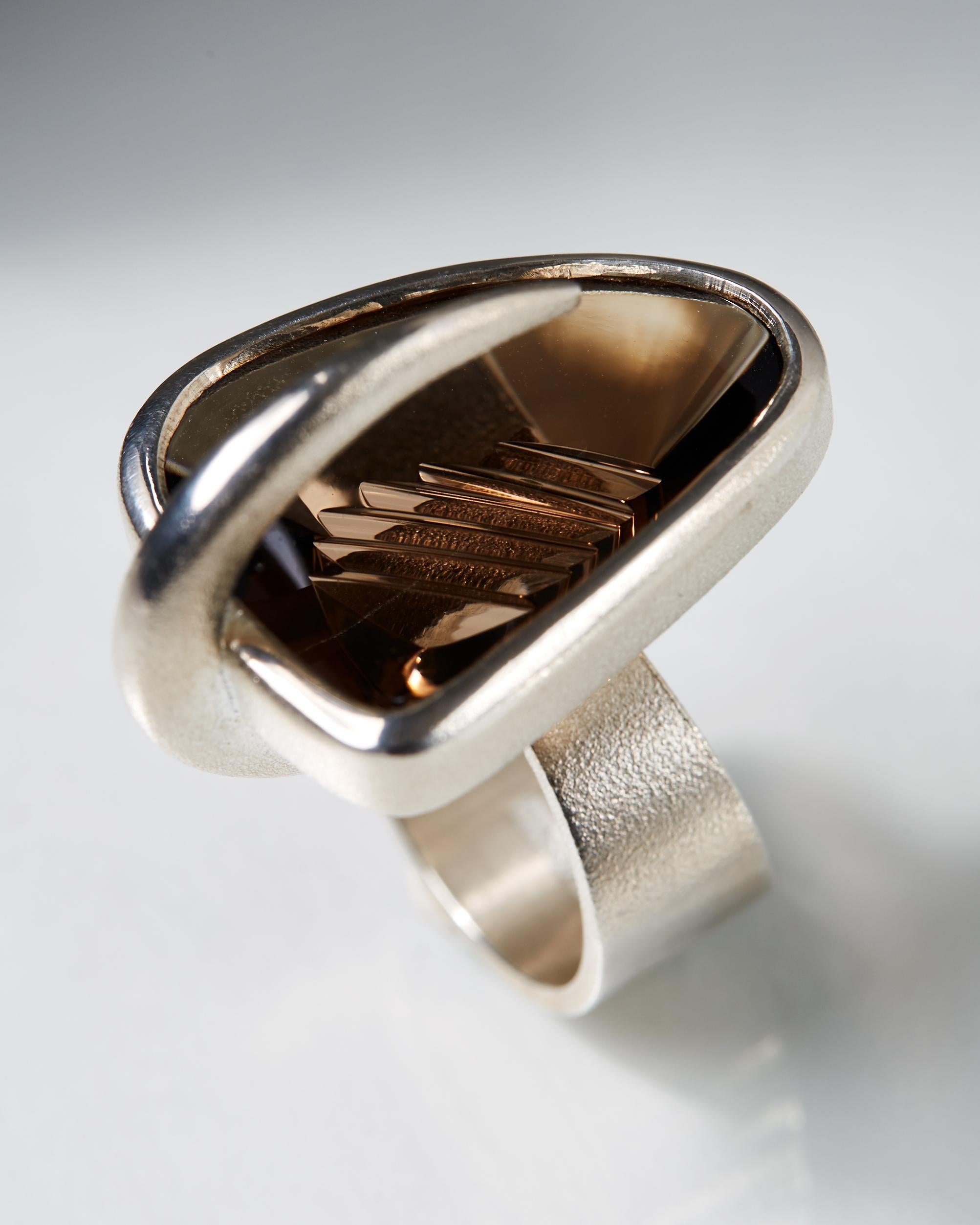 Modern “Isamo” Ring Designed by Björn Weckström for Lapponia, Finland, 2008
