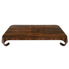 Isamu Kenmochi Brazilian Rosewood Coffee Table for Tendo Mokko