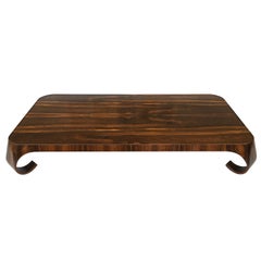 Isamu Kenmochi Brazilian Rosewood Coffee Table for Tendo Mokko