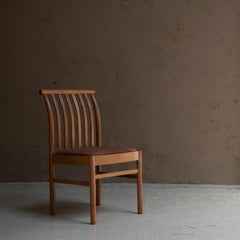 Chaise de salle à manger Isamu Kenmochi pour Akita Mokko, années 1960