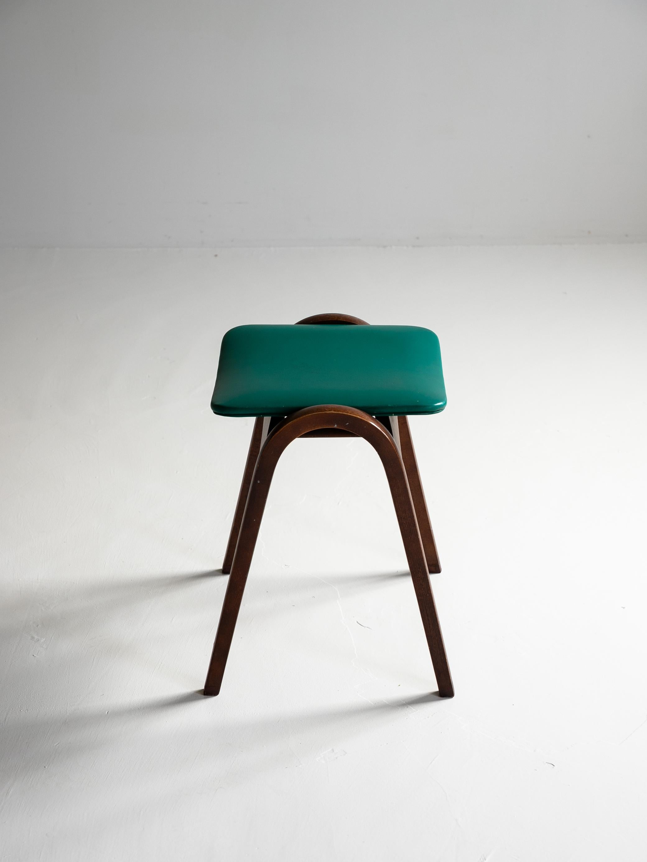 Japanese Isamu Kenmochi for Akita Mokko Stacking  Vintage Stool For Sale