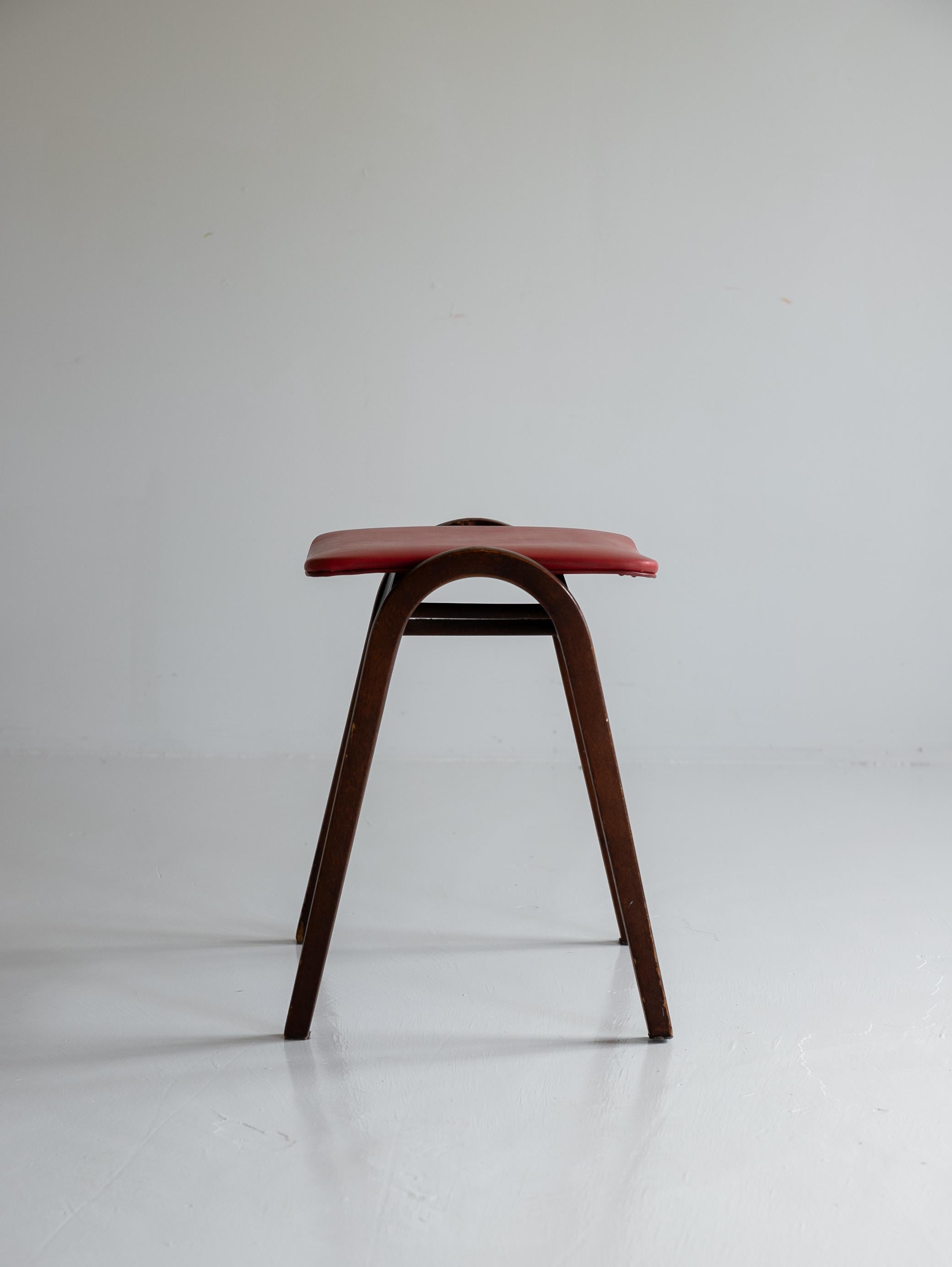 Japanese Isamu Kenmochi for Akita Mokko Stacking  Vintage Stool For Sale