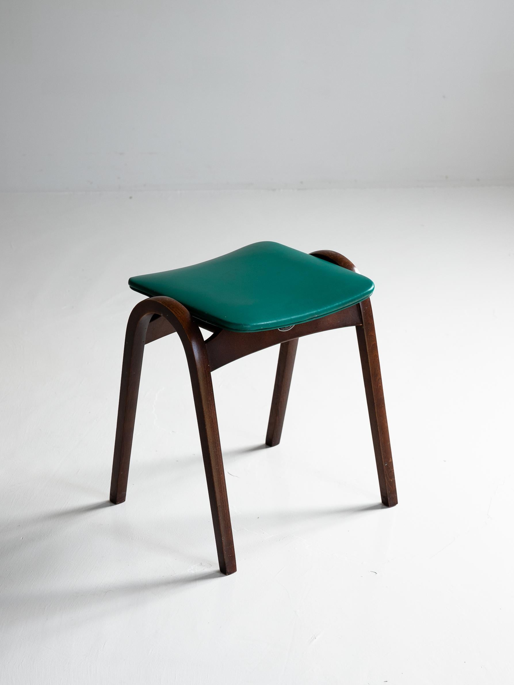 20th Century Isamu Kenmochi for Akita Mokko Stacking  Vintage Stool For Sale