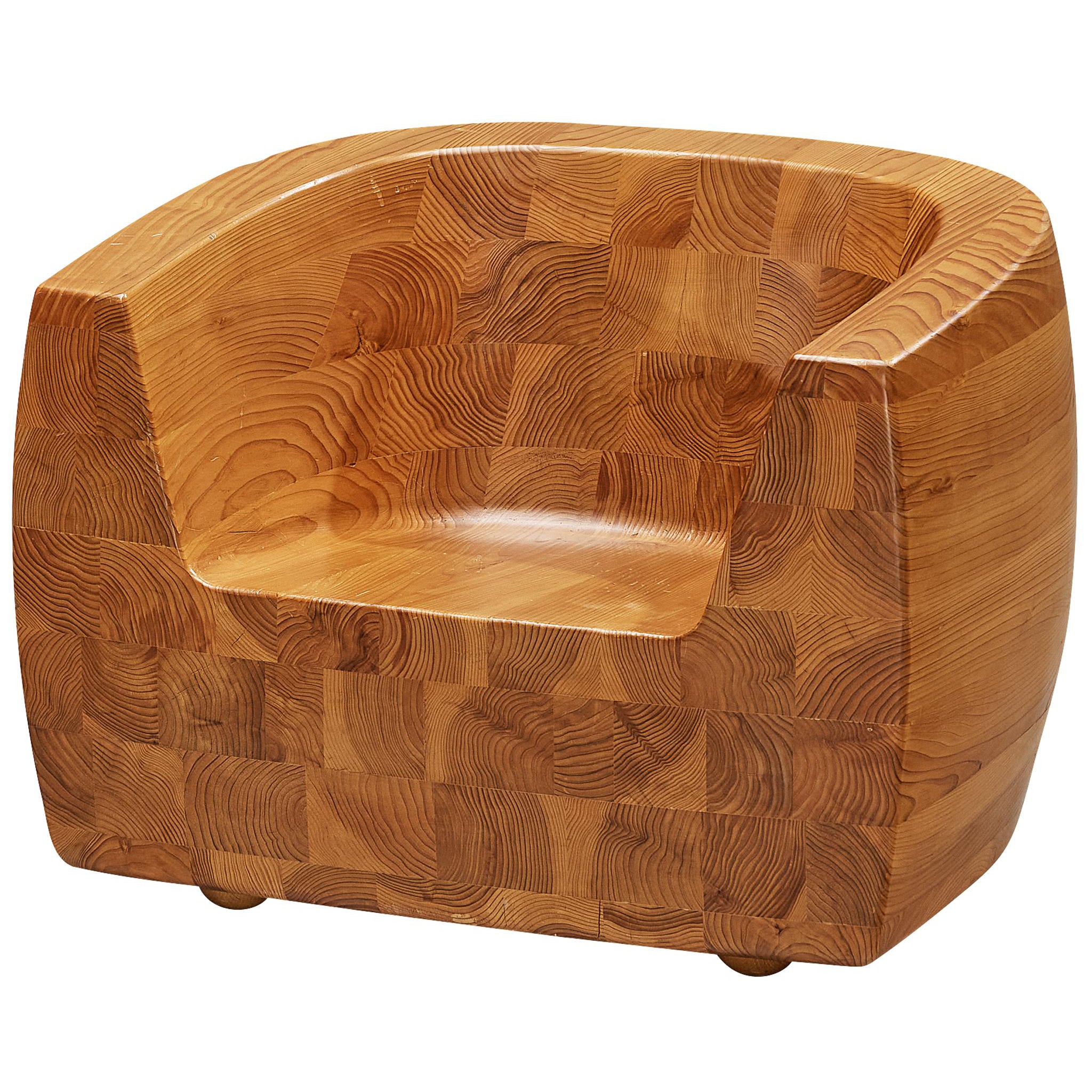 Isamu Kenmochi for Tendo Mokko ‘Kashiwado’ Chair in Japanese Cedar