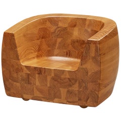 Isamu Kenmochi for Tendo Mokko ‘Kashiwado’ Chair in Japanese Cedar