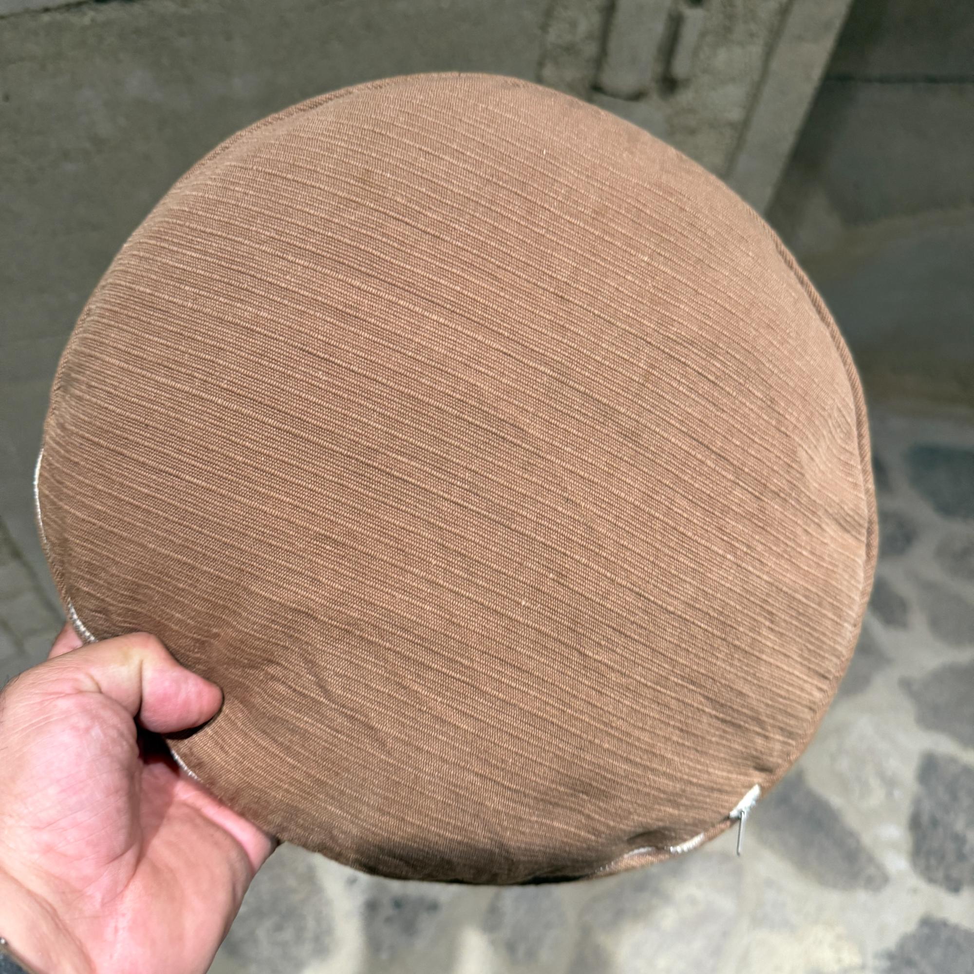 Isamu Kenmochi for Yamakawa Rattan Pair Ottomans Mid Century Japan For Sale 12
