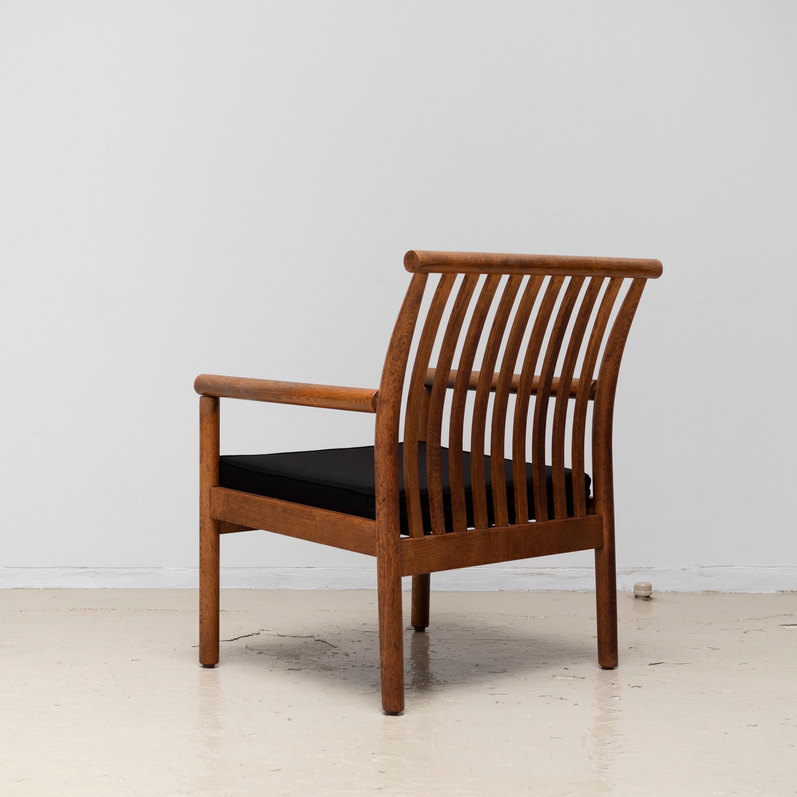 Upholstery Isamu Kenmochi Lounge Chair for Akita Mokko, 1960s