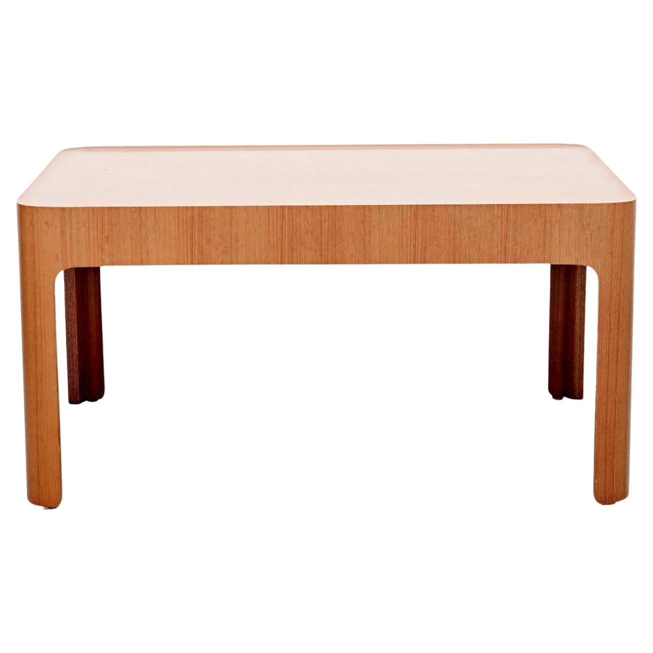 Isamu Kenmochi Mid-Century Modern Wood Coffee Table, Tendo, 1967 For Sale