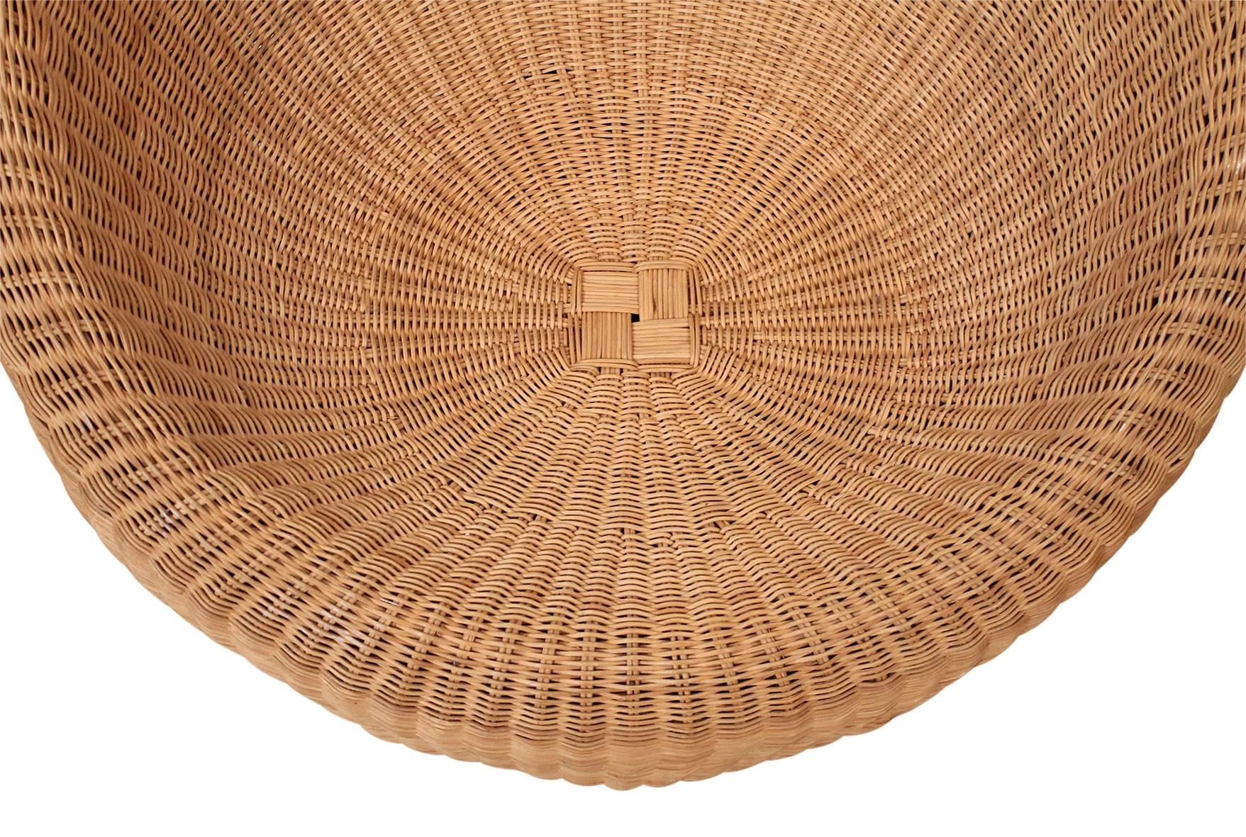 Isamu Kenmochi Rattan Lounge Chair 4