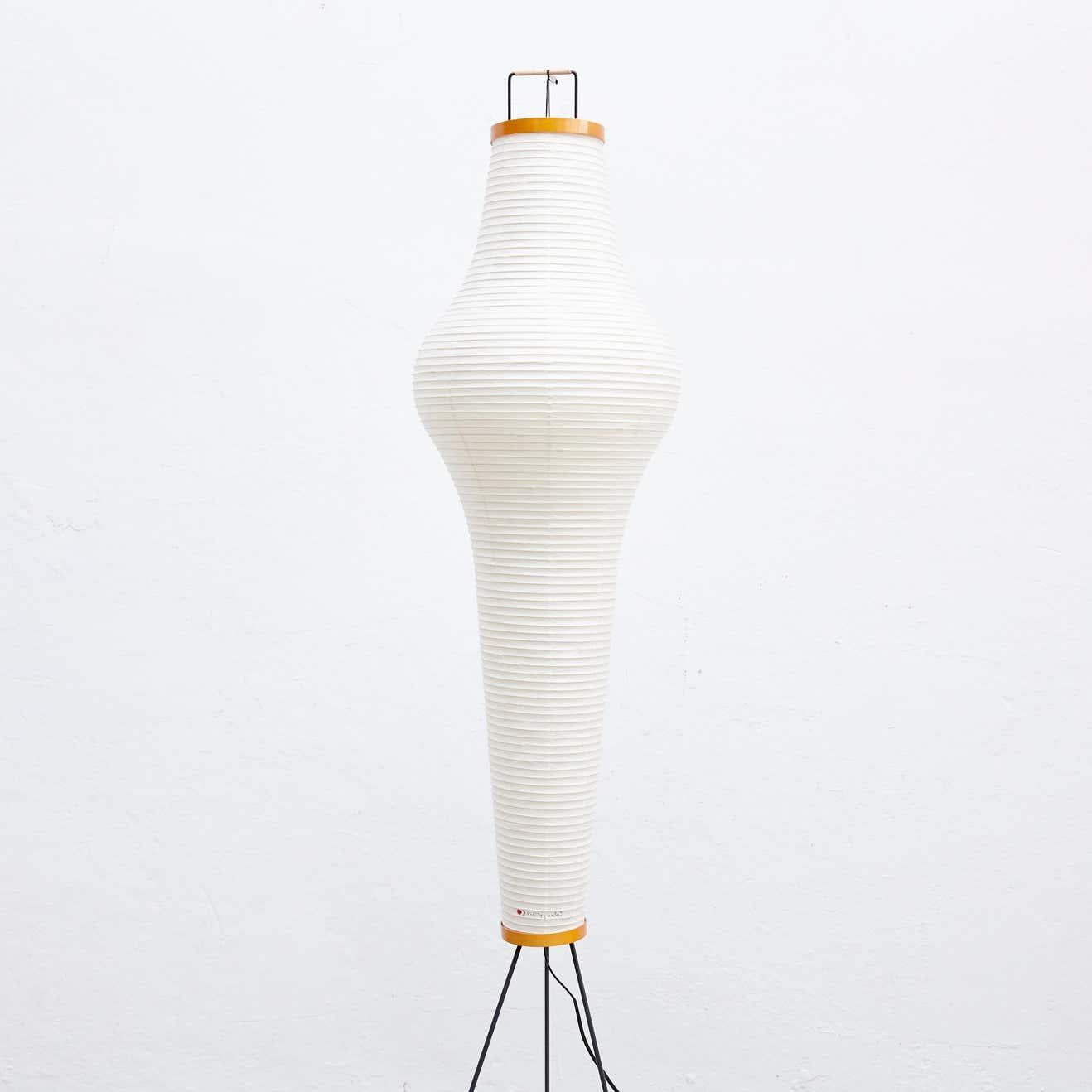 Japanese Isamu Noguchi 14A Floor Lamp Washi Paper Bamboo, Japan
