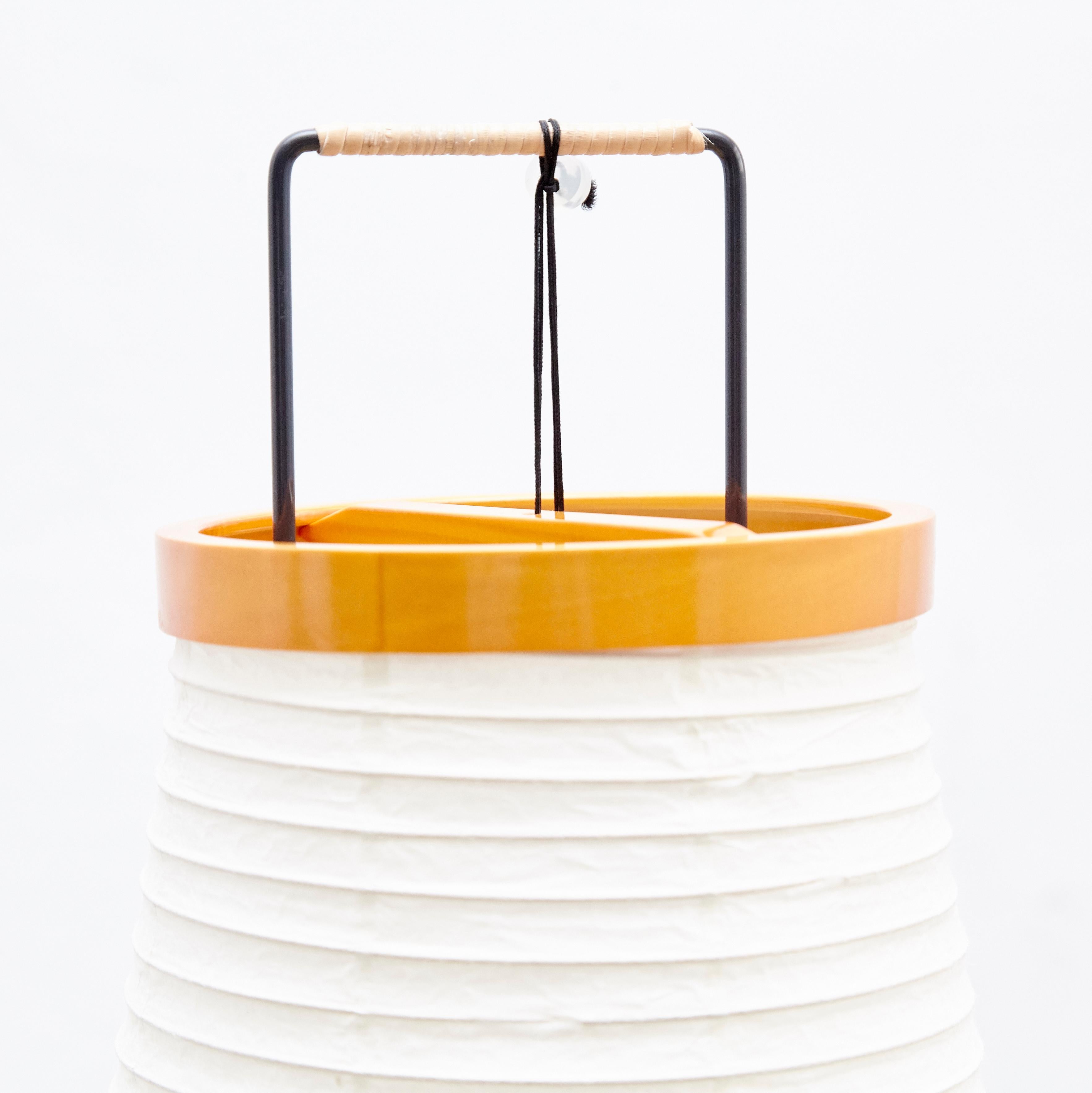 Isamu Noguchi 14A Floor Lamp Washi Paper Bamboo Japan In Good Condition In Barcelona, Barcelona