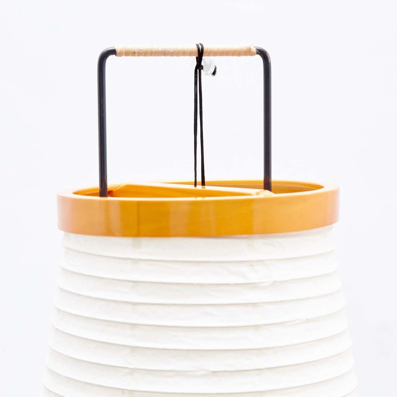 Isamu Noguchi 14A Floor Lamp Washi Paper Bamboo, Japan In Good Condition In Barcelona, Barcelona