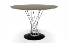 Isamu Noguchi Cyclone Dining Table, Black Laminate and Chrome, Signed