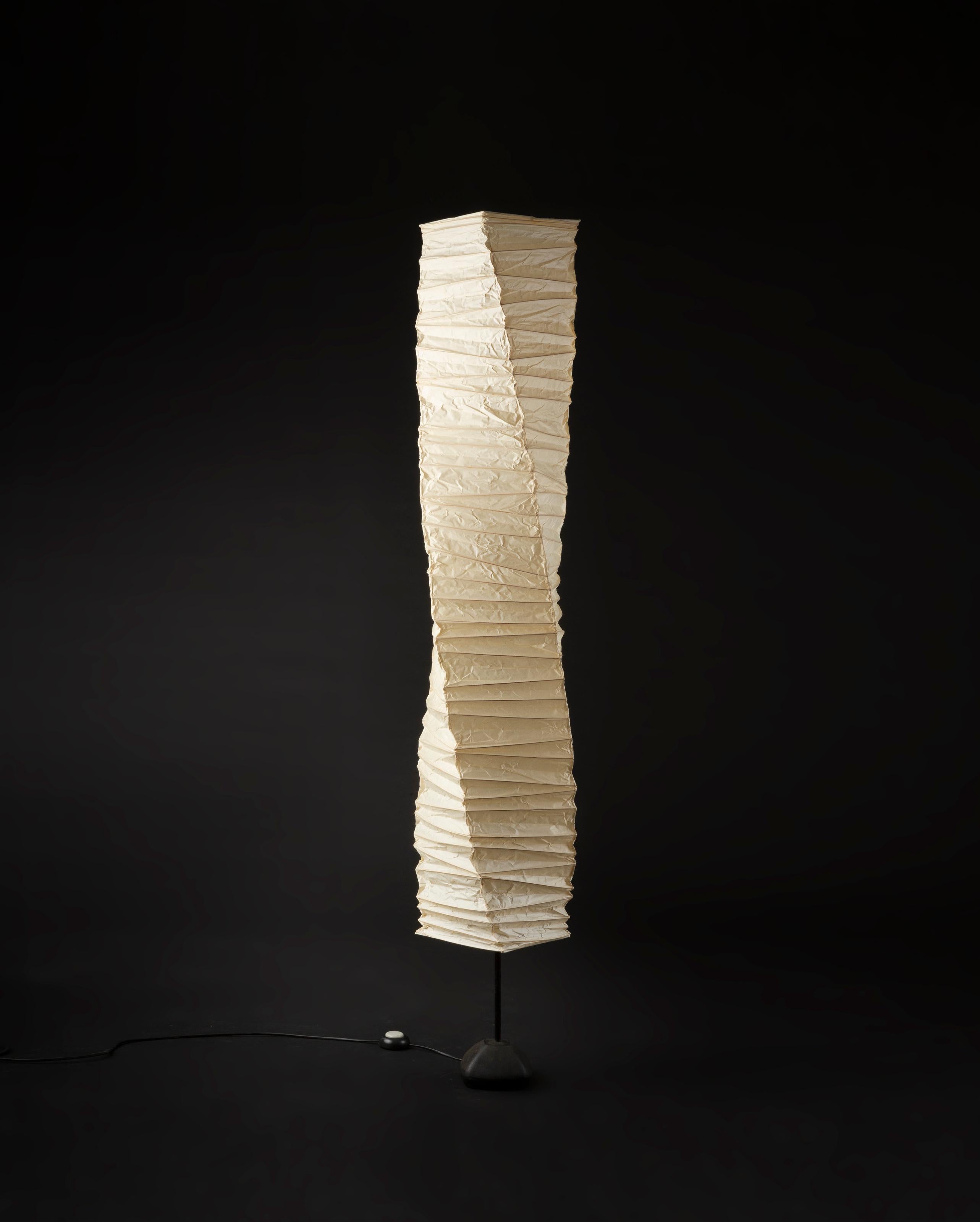 Hand-Crafted Isamu Noguchi Akari 30N on Single Stem Base T3 (Pyramid), Ozeki, 1951