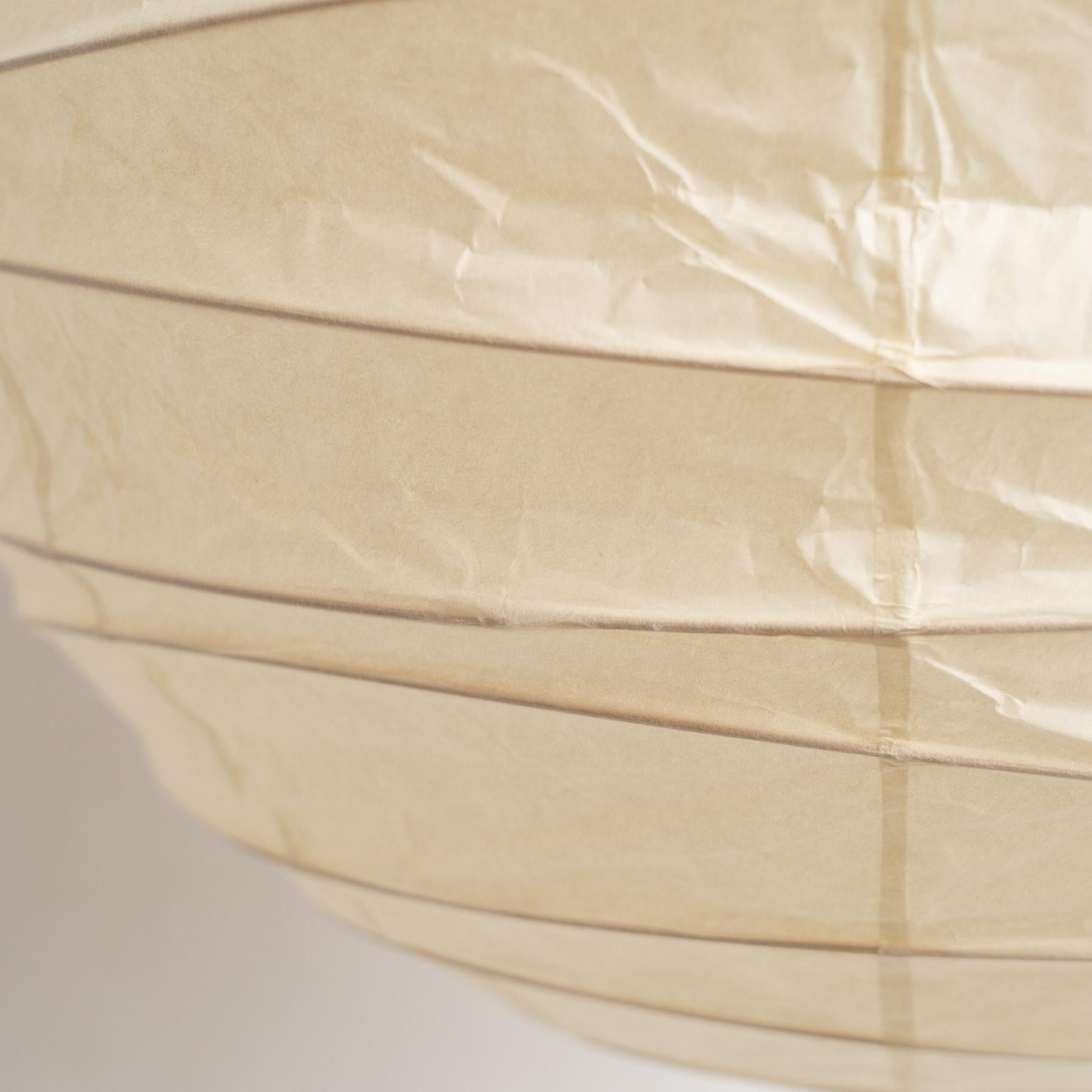 Paper Isamu Noguchi Akari 45D Pendant Lamp: Timeless Japanese Elegance For Sale