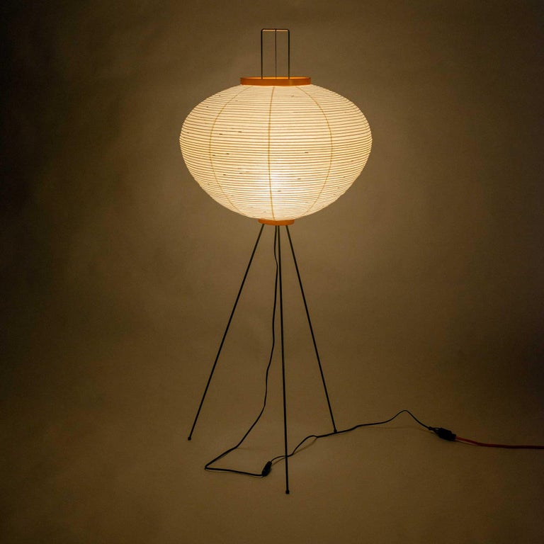 Mid-Century Modern Isamu Noguchi Akari Floor Lamp, Model 10A