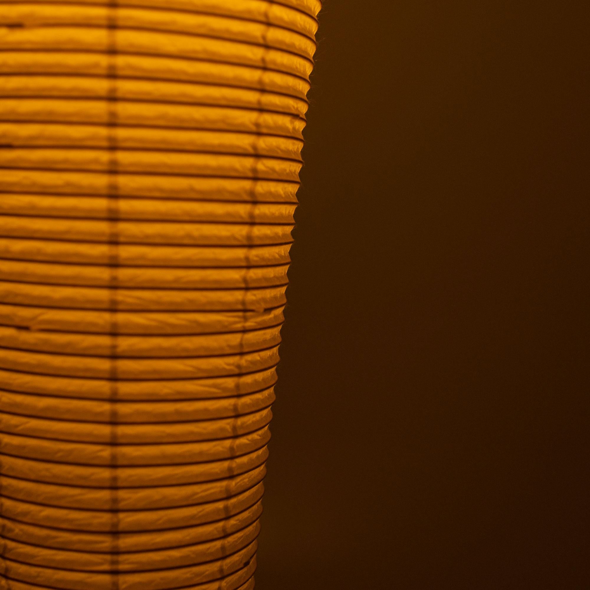 Contemporary Isamu Noguchi Akari Floor Lamp, Model 14A