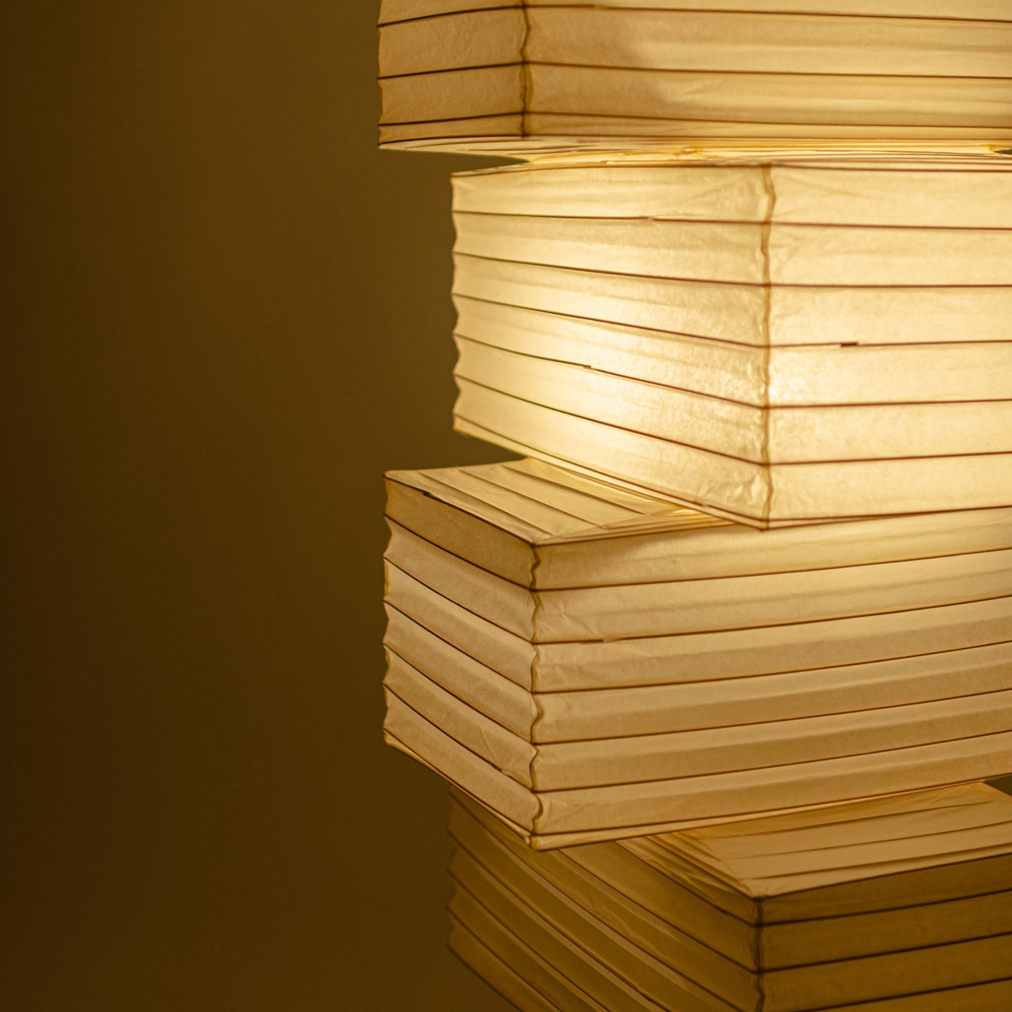 Isamu Noguchi Akari Floor Lamp ST2-36N In Excellent Condition For Sale In Seattle, WA