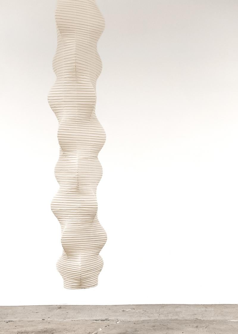 Bambou Isamu Noguchi, sculpture lumineuse suspendue 