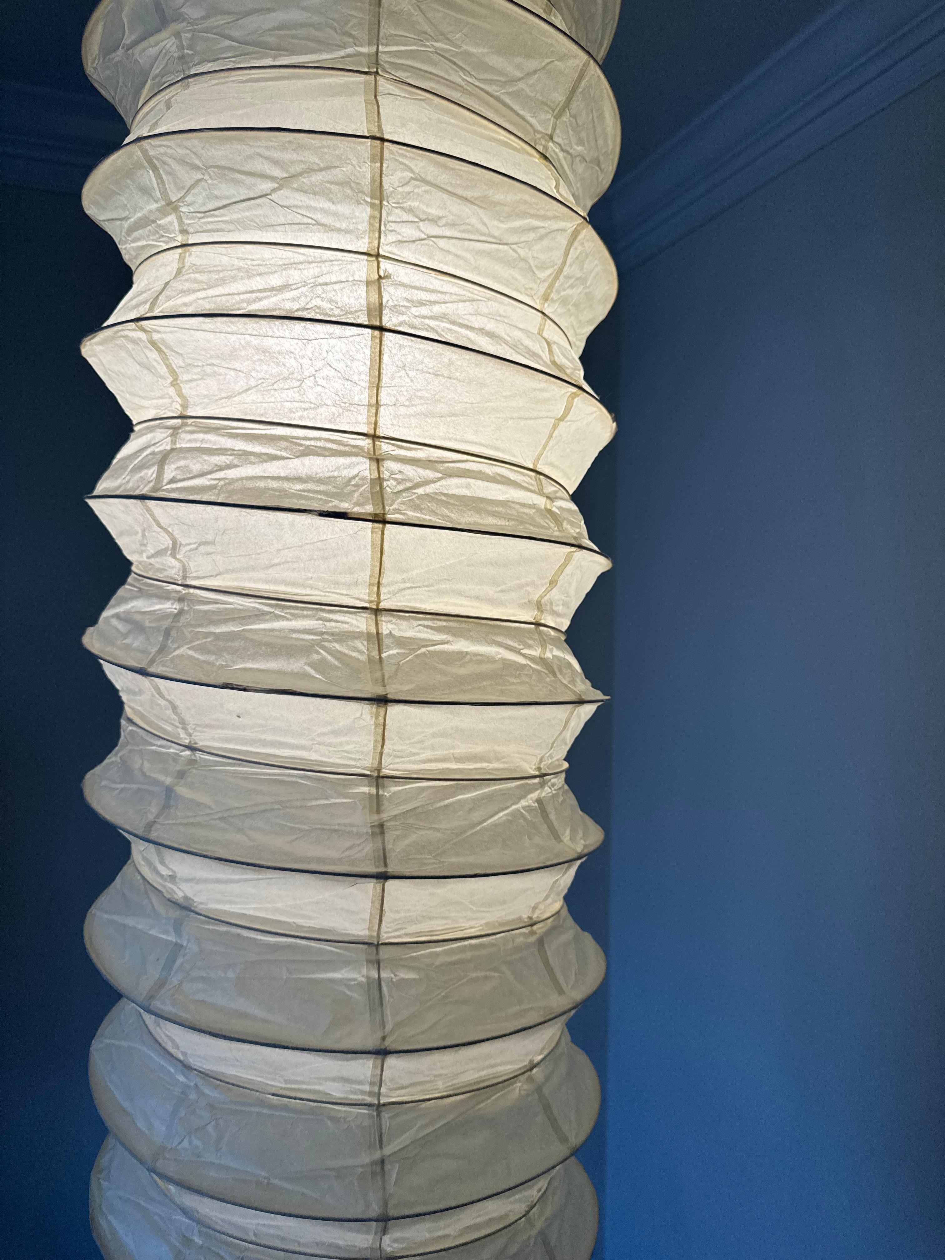 Isamu Noguchi Akari Light Sculpture, Model 31N Ceiling Lamp For Sale 7