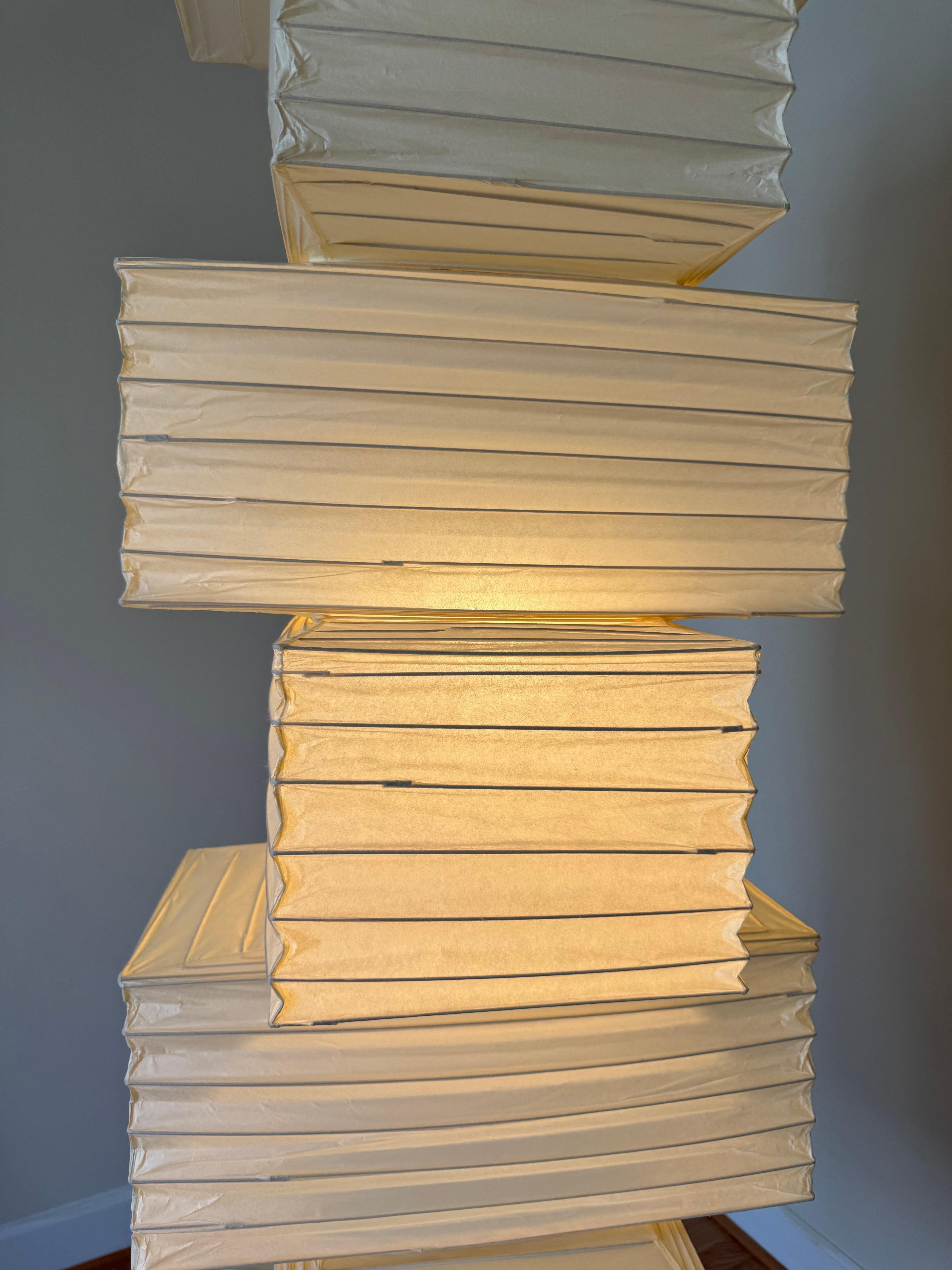 Isamu Noguchi Akari Light Sculpture, Model 36N Ceiling Lamp 3