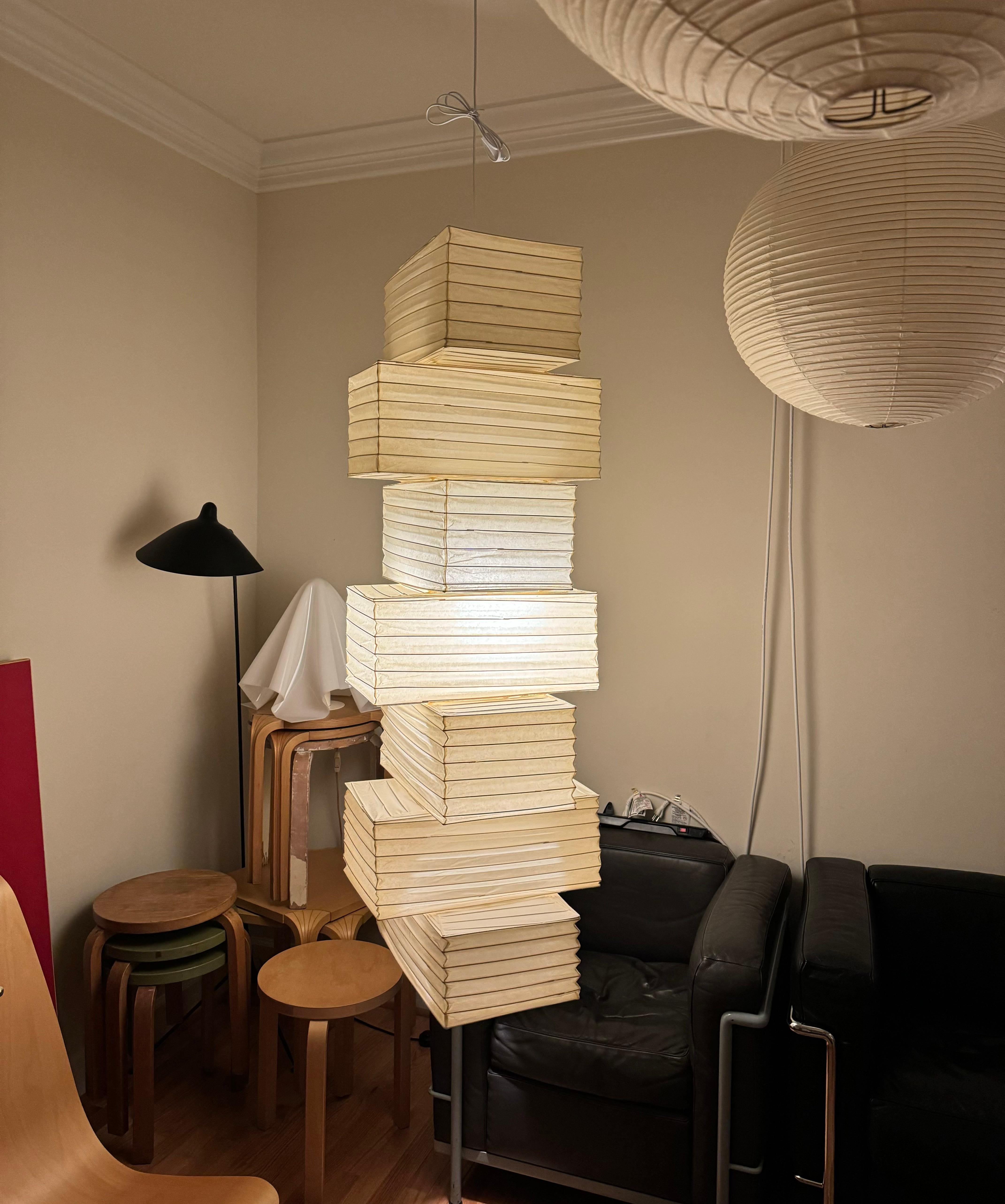 Sculpture lumineuse Isamu Noguchi Akari, Modèle 36N en vente 8