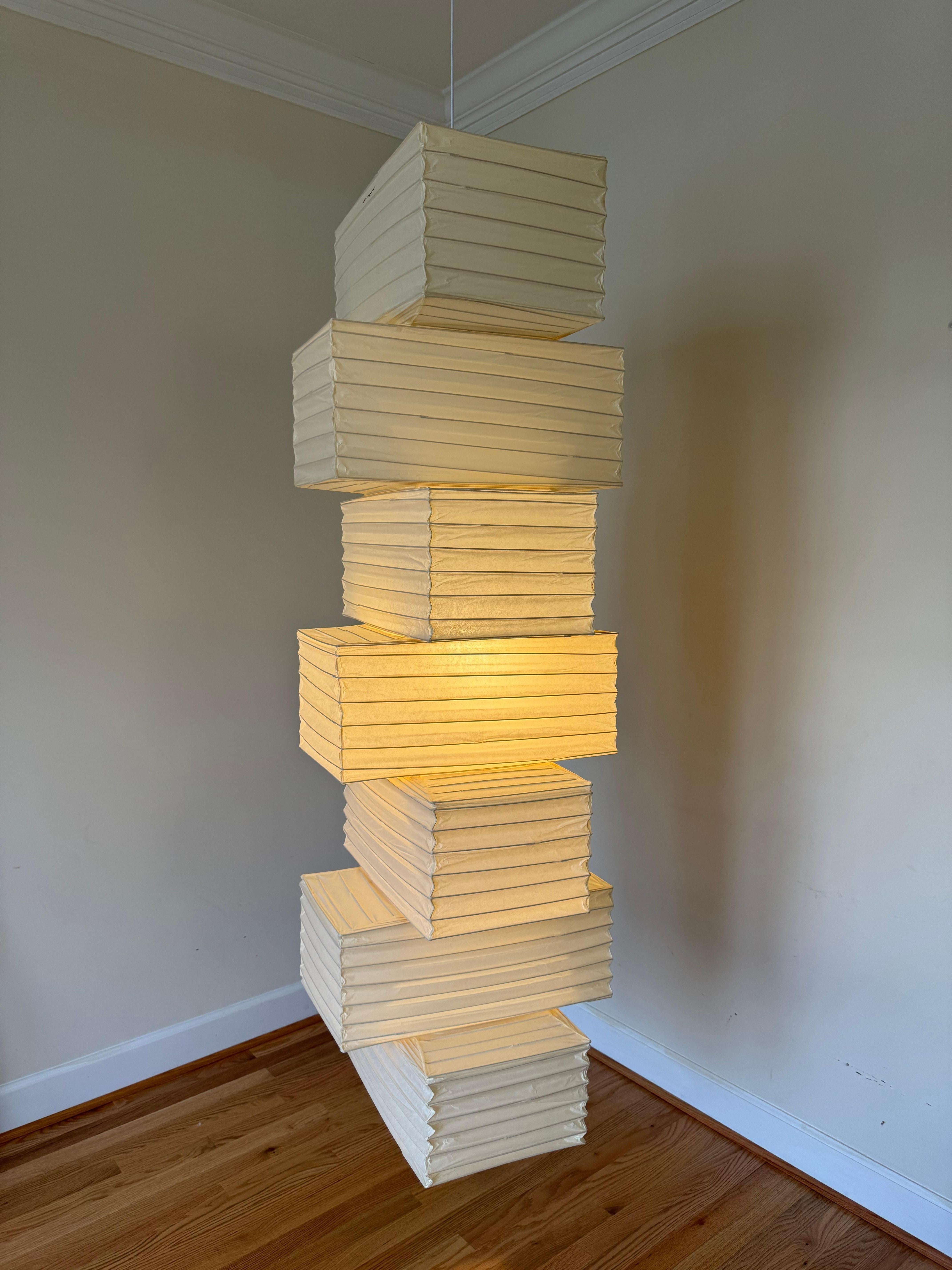 Mid-Century Modern Isamu Noguchi Akari Light Sculpture, Model 36N Ceiling Lamp