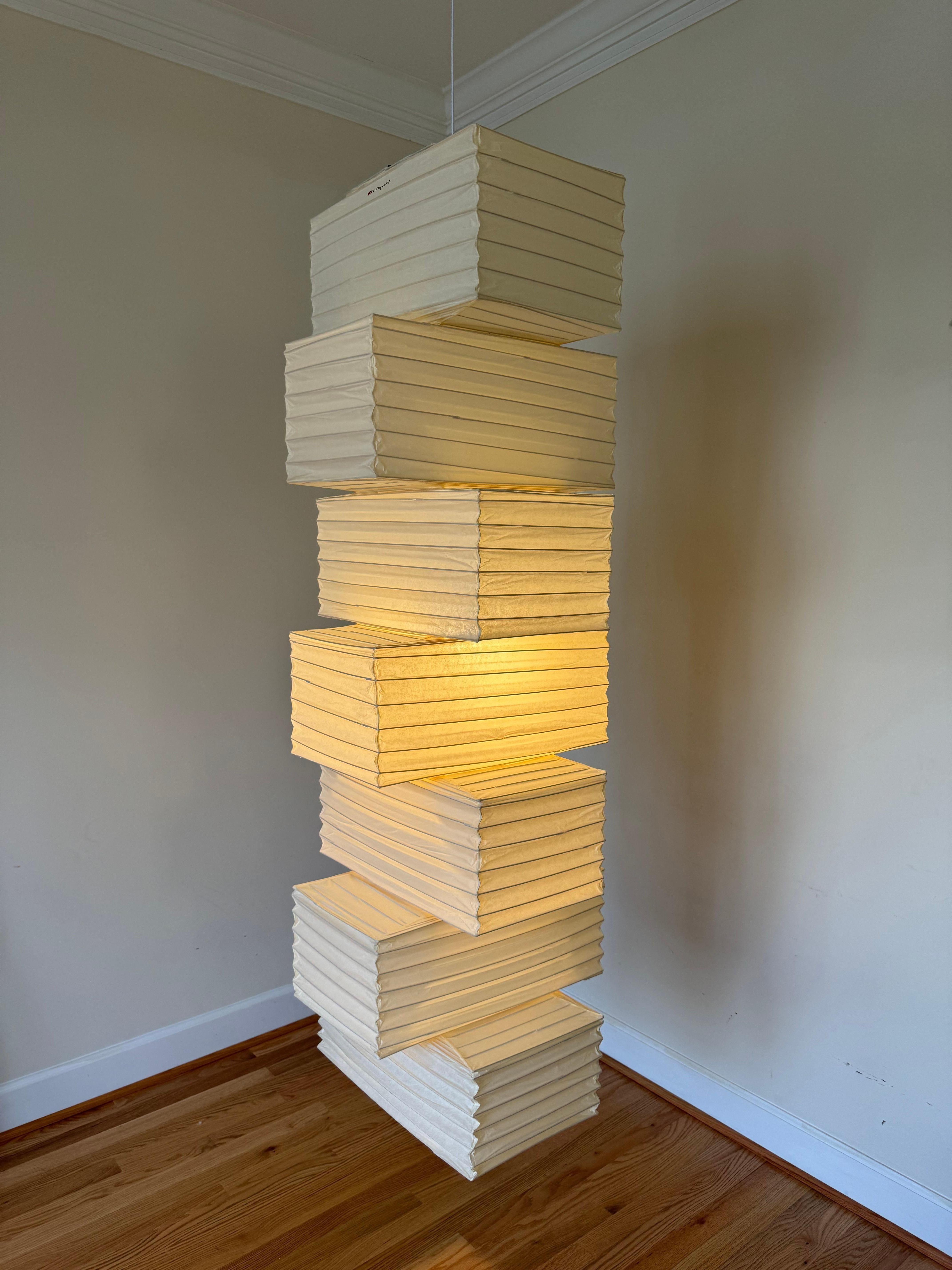 Mid-Century Modern Sculpture lumineuse Isamu Noguchi Akari, Modèle 36N en vente