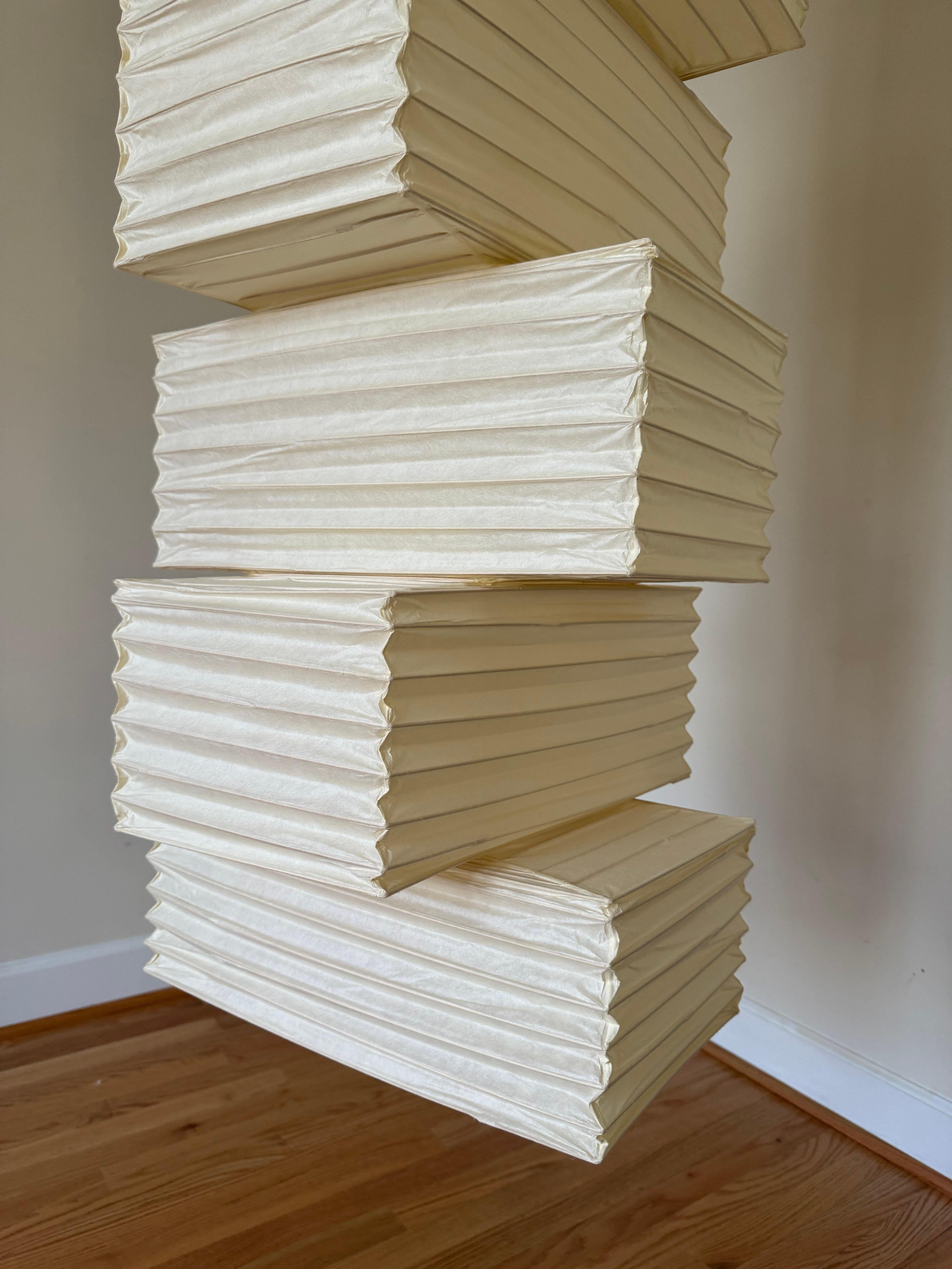 Milieu du XXe siècle Sculpture lumineuse Isamu Noguchi Akari, Modèle 36N en vente