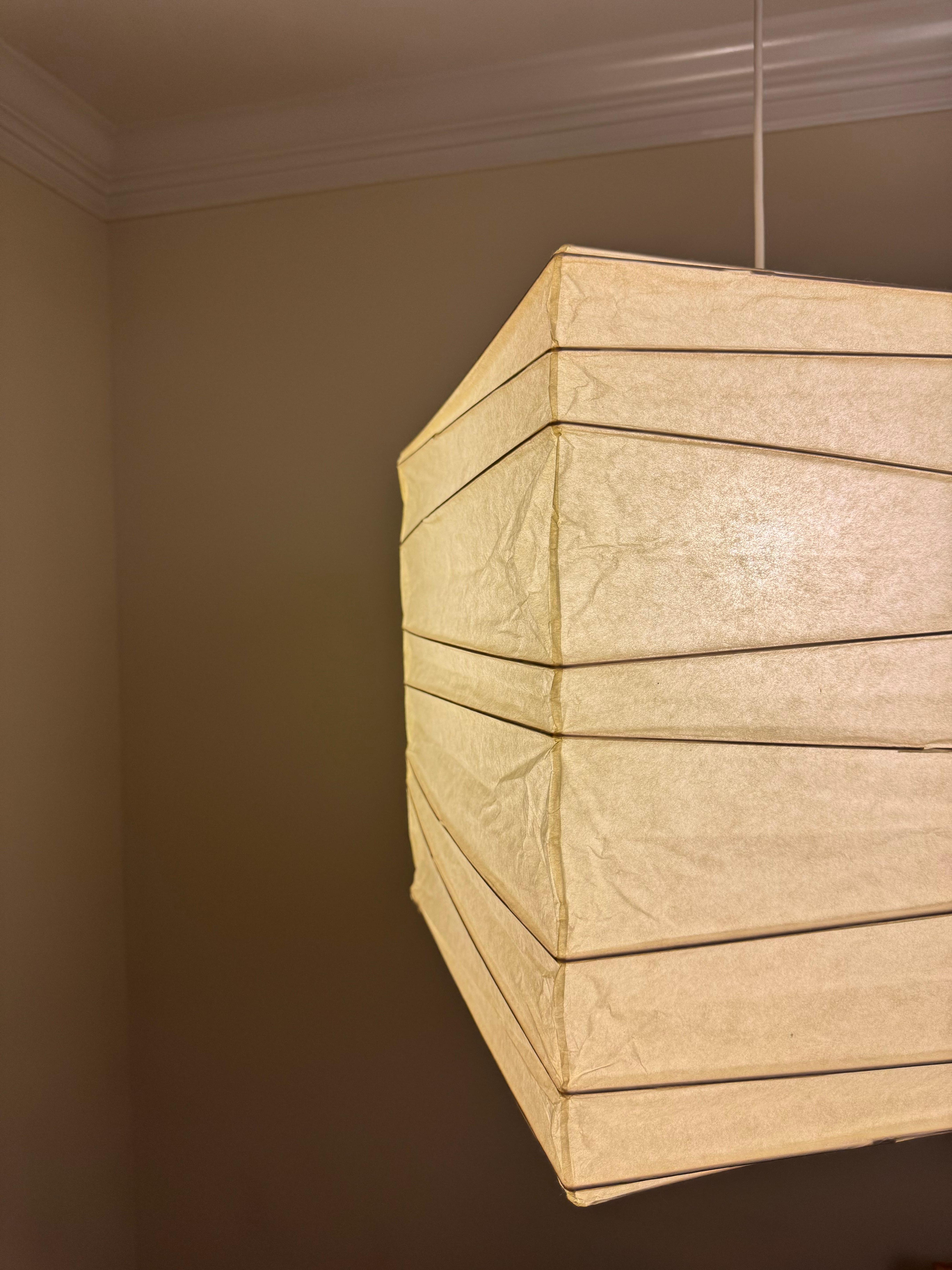 Isamu Noguchi Akari Light Sculpture, Model 45X Ceiling Lamp in vendita 1