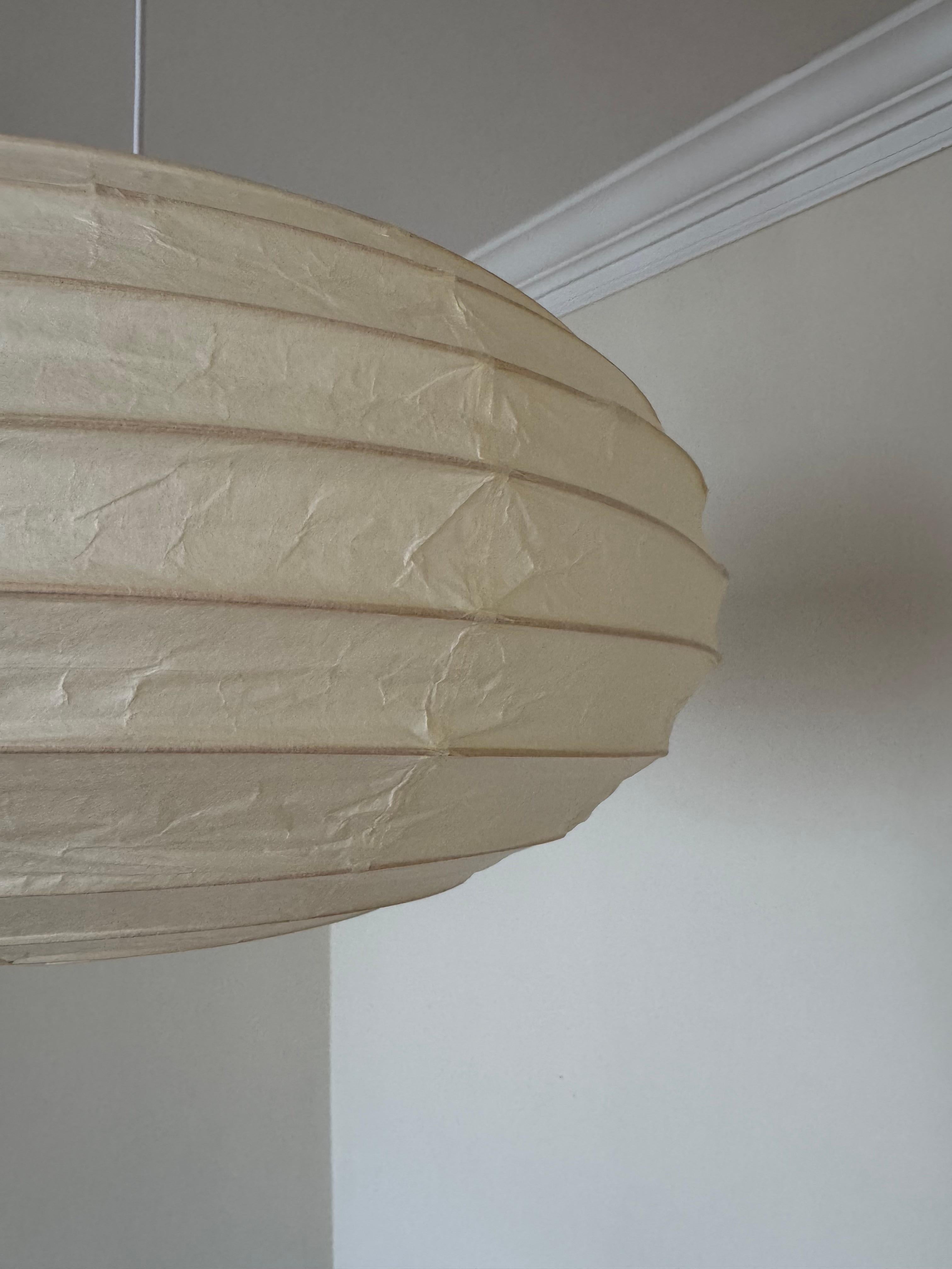 Isamu Noguchi Akari Light Sculpture, Lampada da soffitto modello 50EN 6