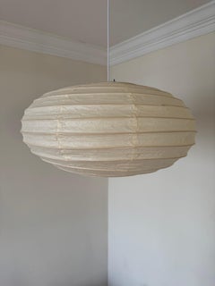 Isamu Noguchi Akari Light Sculpture, Model 50EN Ceiling Lamp