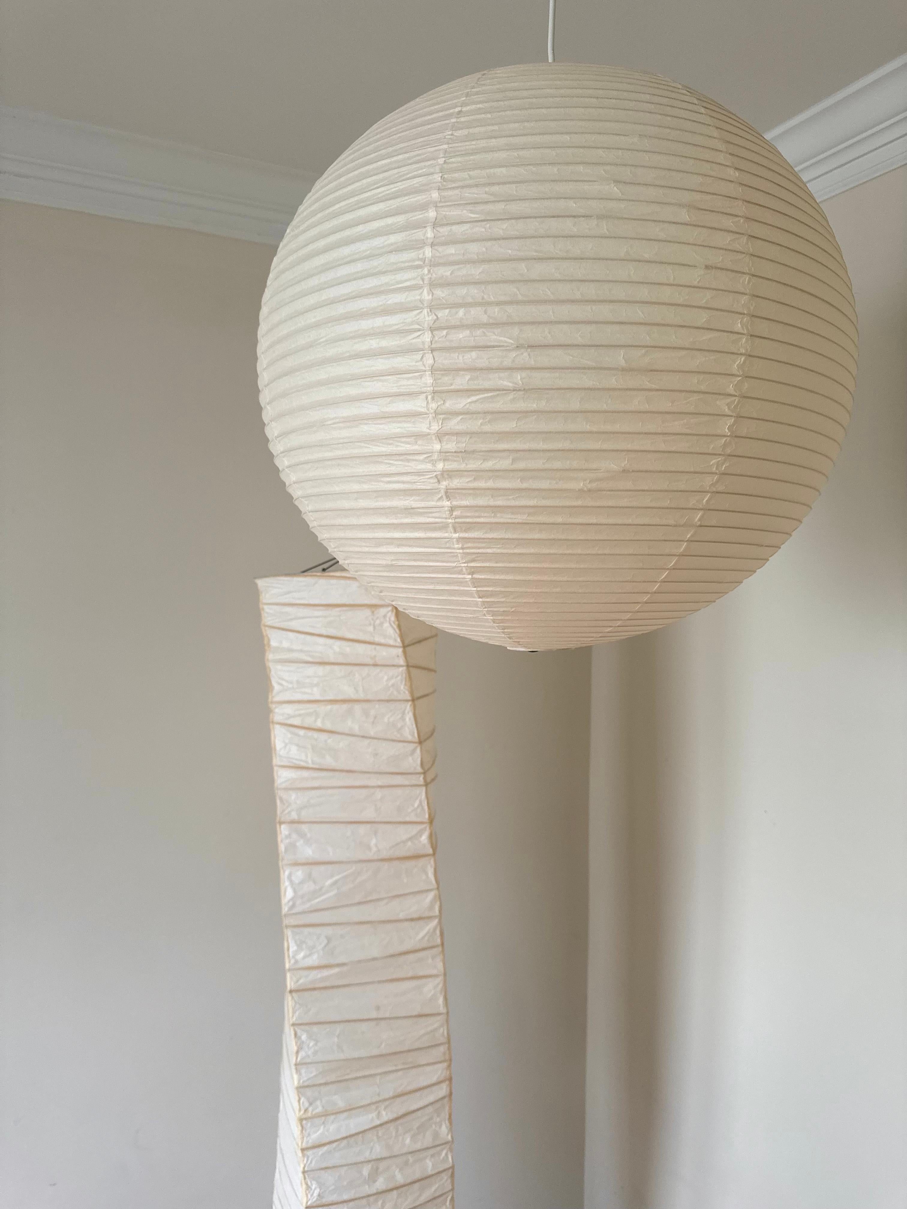 Sculpture lumineuse Isamu Noguchi Akari, Modèle 55A en vente 5