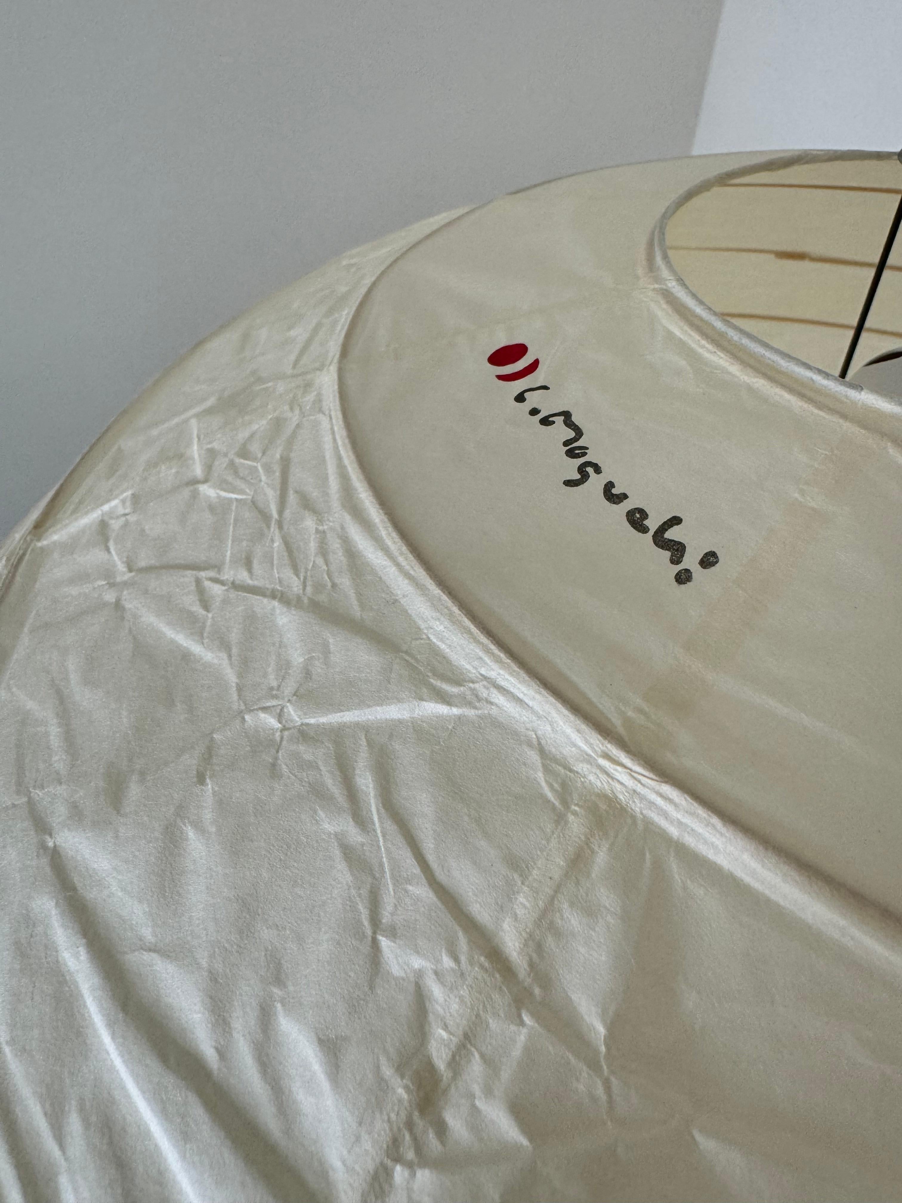Isamu Noguchi Akari, Lichtskulptur, Modell 55D, Deckenleuchte im Zustand „Hervorragend“ im Angebot in Centreville, VA