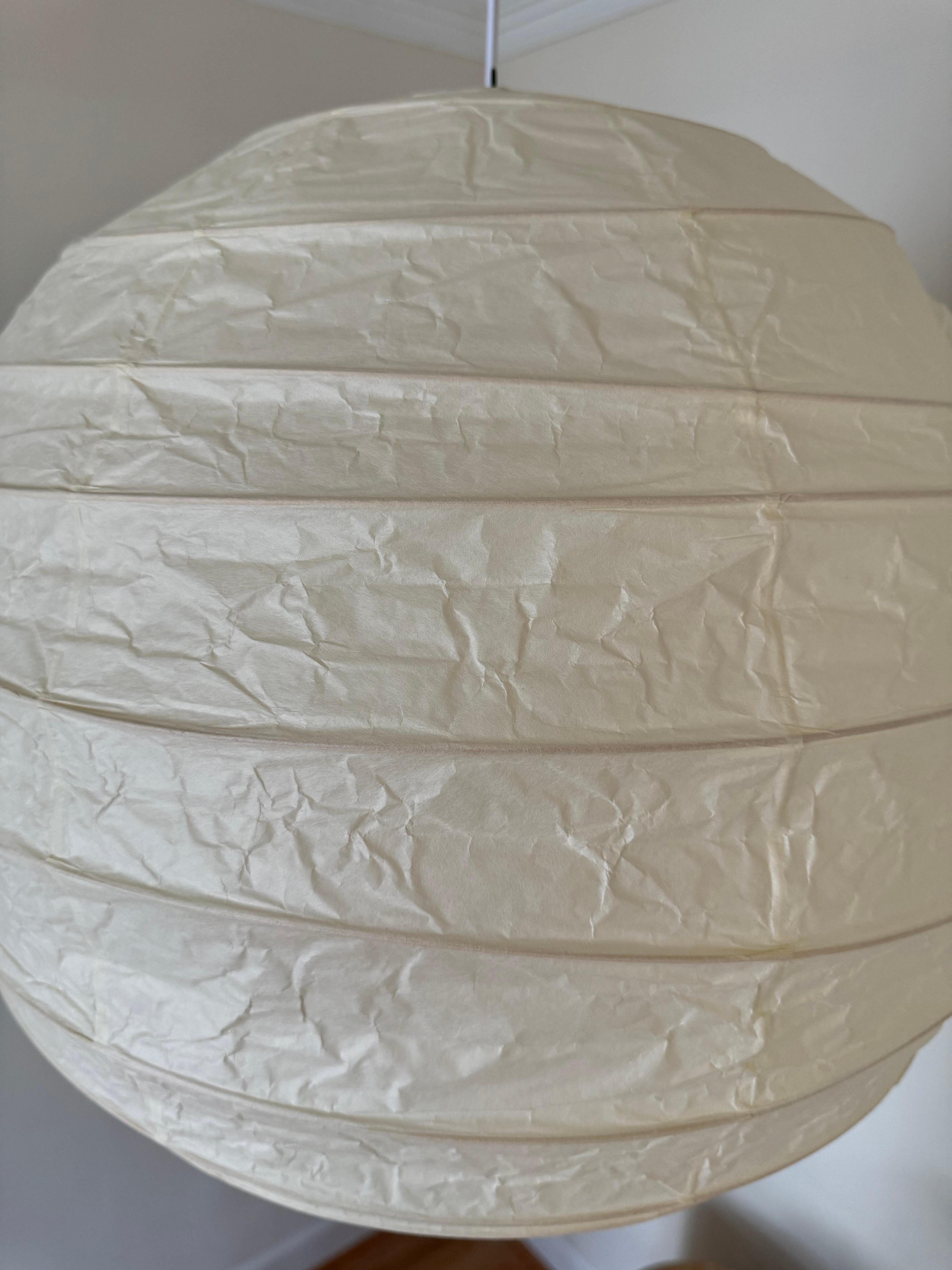 Isamu Noguchi Akari, Lichtskulptur, Modell 55D, Deckenleuchte im Angebot 1