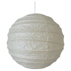 Isamu Noguchi Akari Light Sculpture, Model 55D Ceiling Lamp